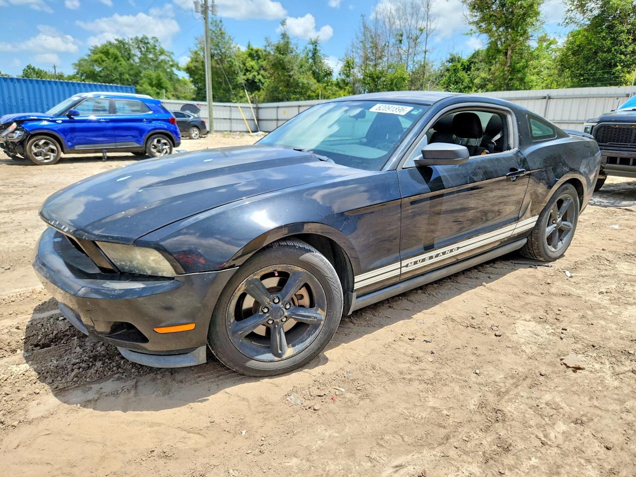 2011 Ford Mustang Черный vin: 1ZVBP8AM6B5162805