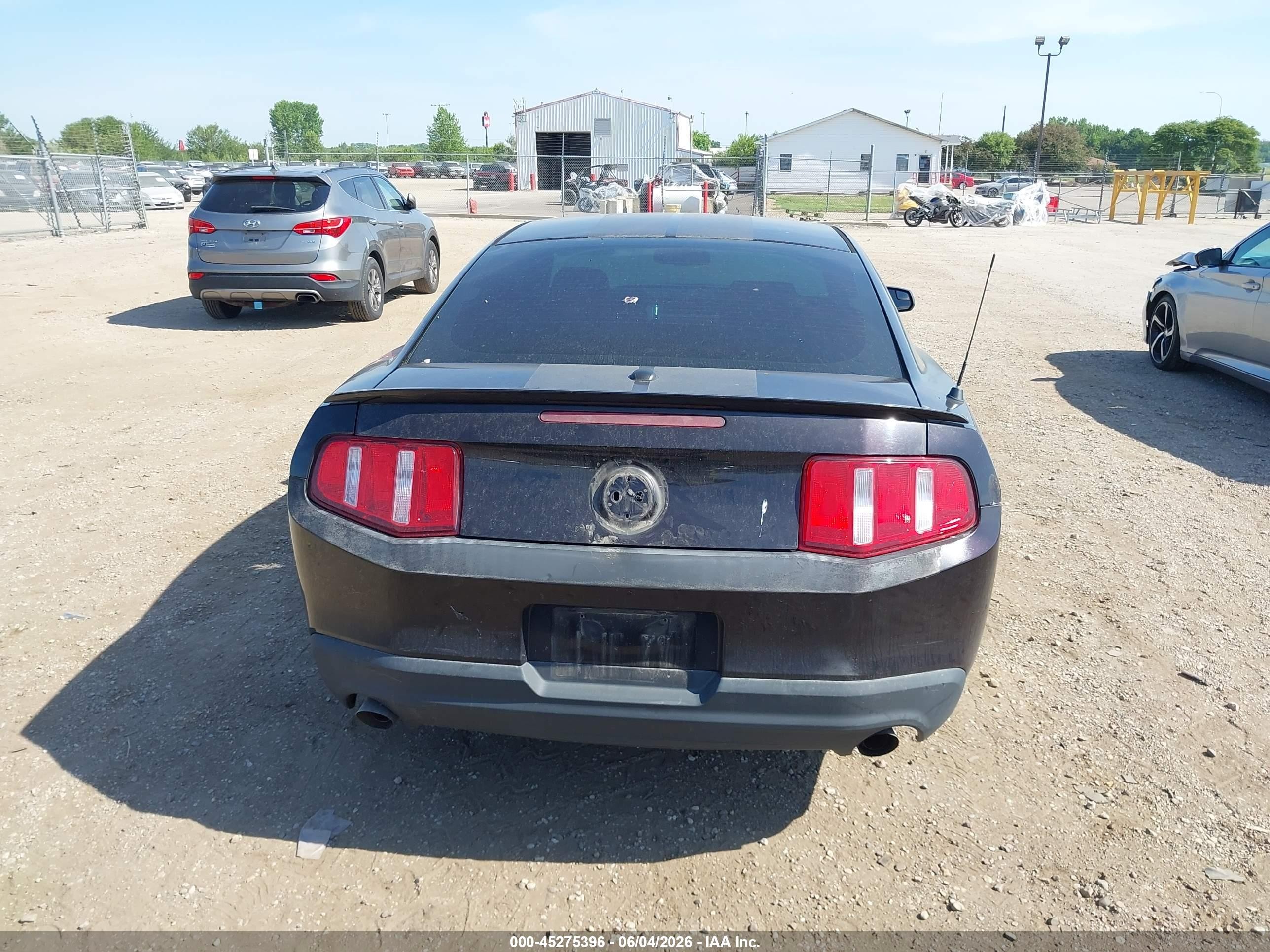 2012 Ford Mustang V6 Premium Black vin: 1ZVBP8AM6C5210837