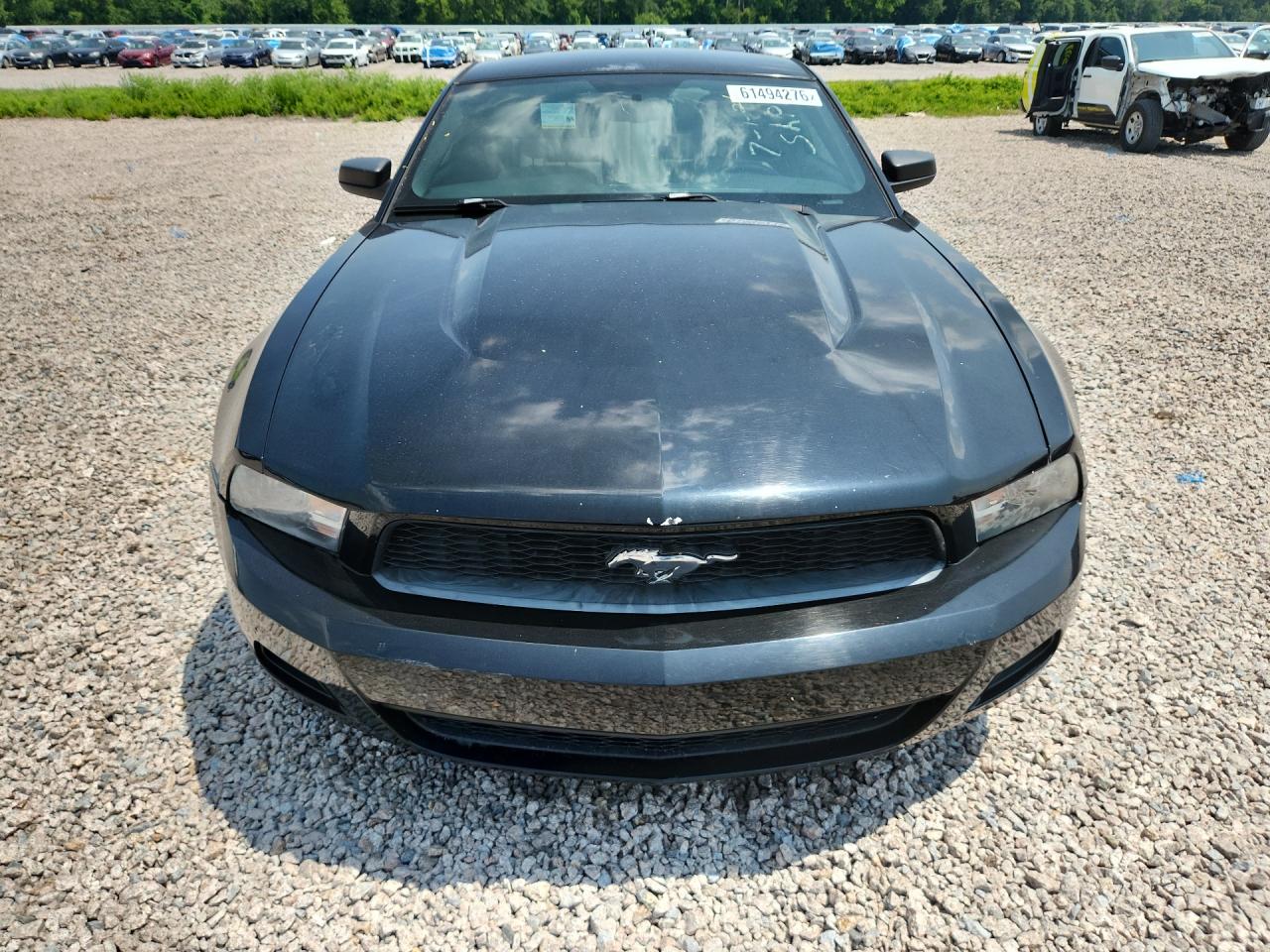 2012 Ford Mustang Black vin: 1ZVBP8AM6C5210904