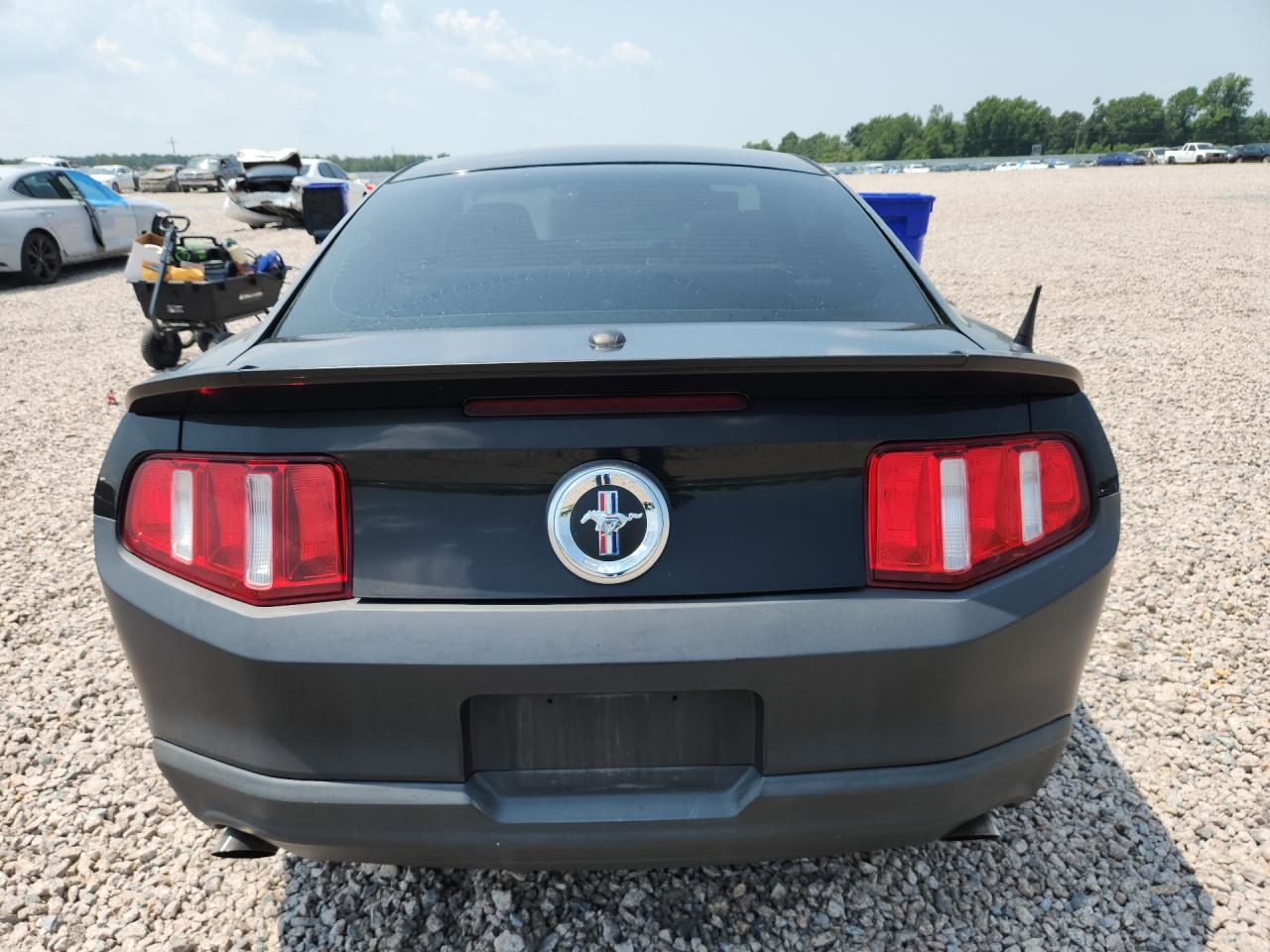 2012 Ford Mustang Black vin: 1ZVBP8AM6C5210904