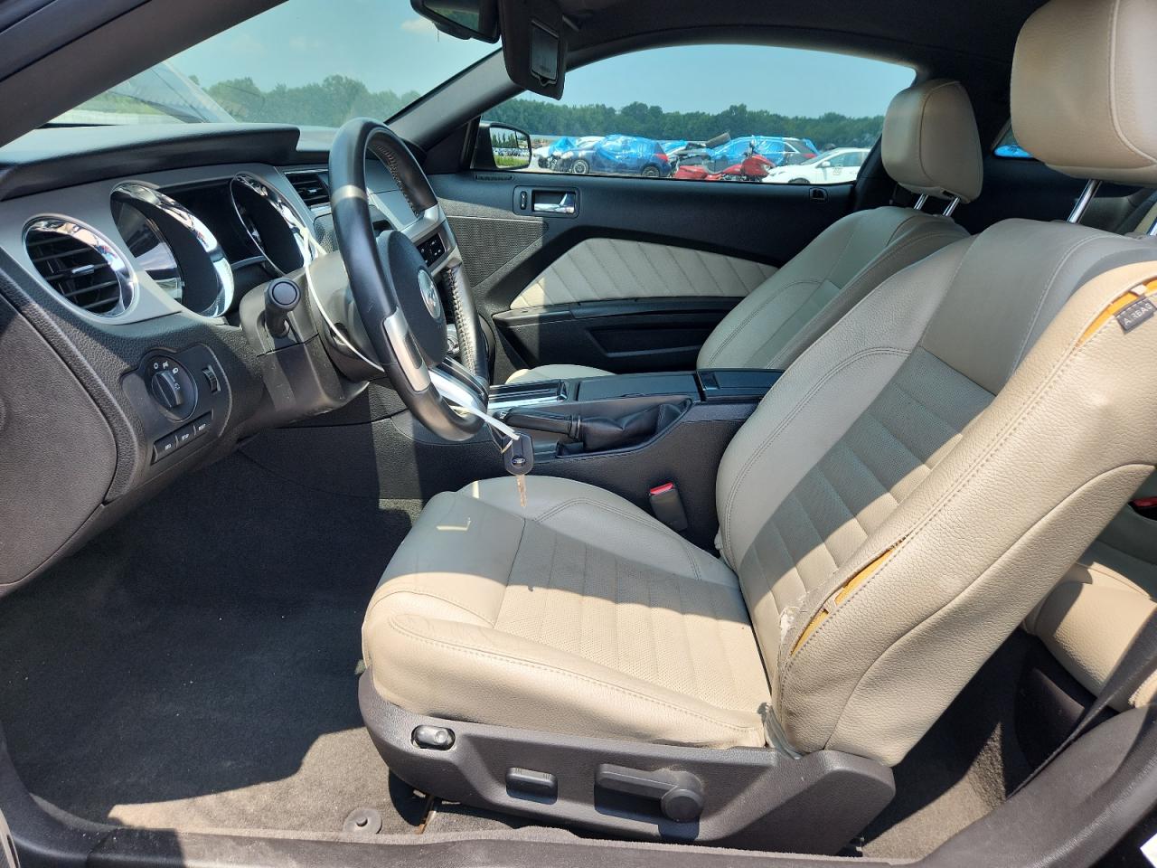 2012 Ford Mustang Black vin: 1ZVBP8AM6C5210904