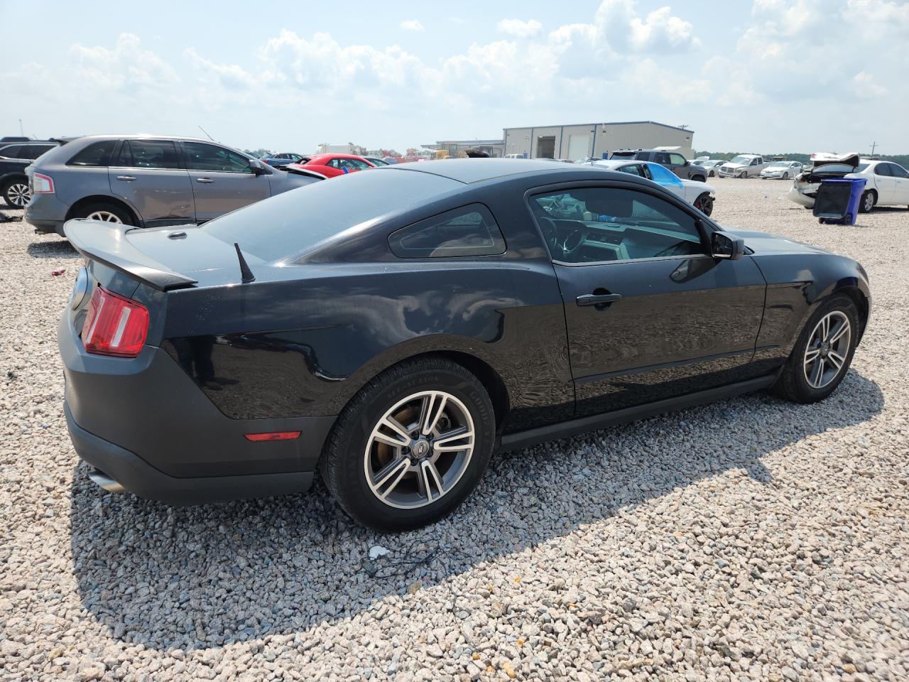 2012 Ford Mustang Black vin: 1ZVBP8AM6C5210904
