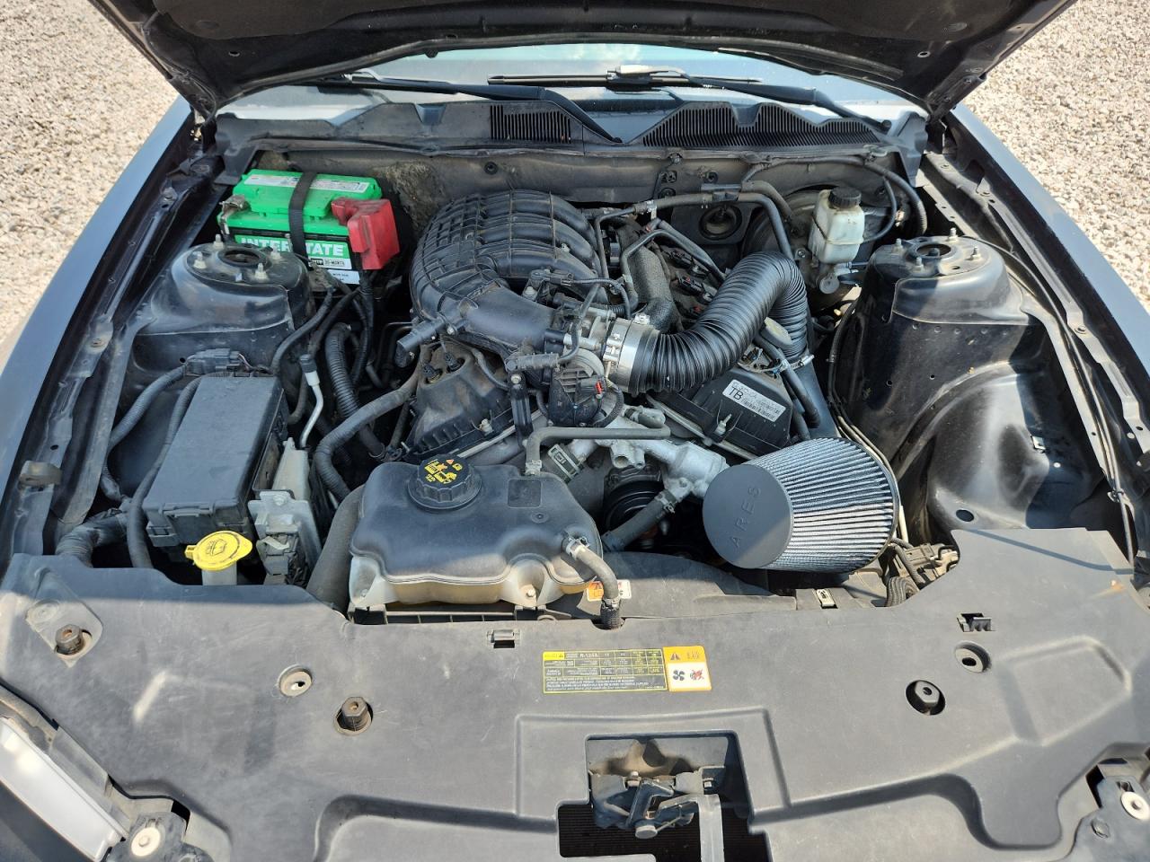 2012 Ford Mustang Black vin: 1ZVBP8AM6C5210904
