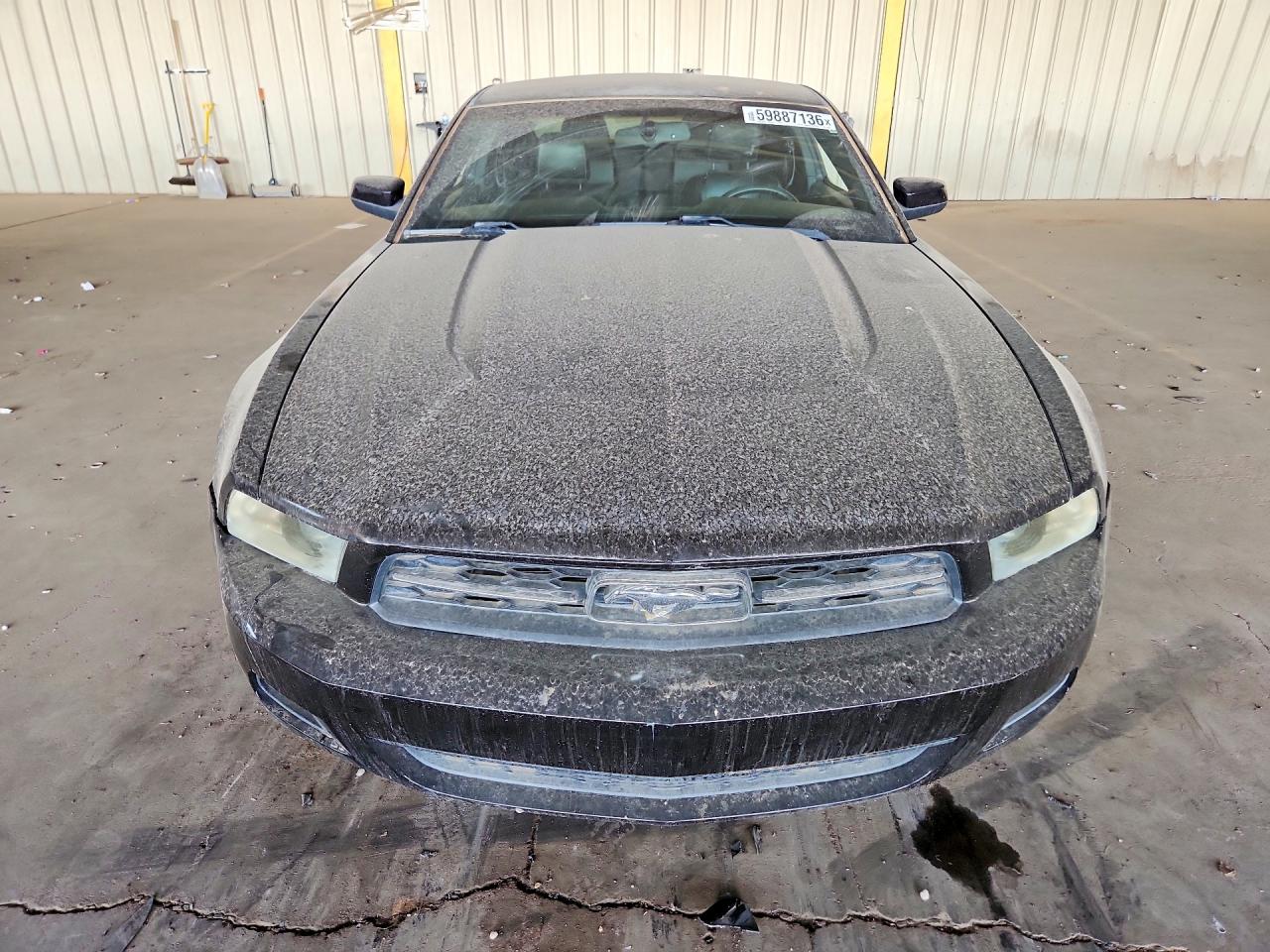 2012 Ford Mustang Black vin: 1ZVBP8AM6C5214936