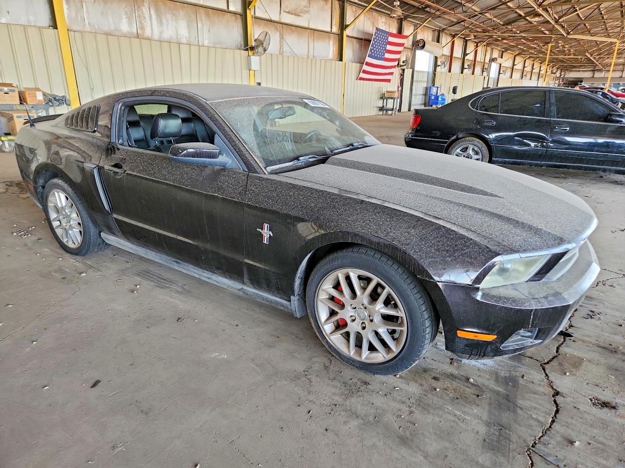 2012 Ford Mustang Black vin: 1ZVBP8AM6C5214936