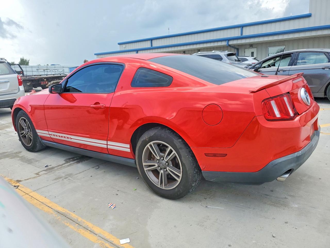2012 Ford Mustang Red vin: 1ZVBP8AM6C5230859