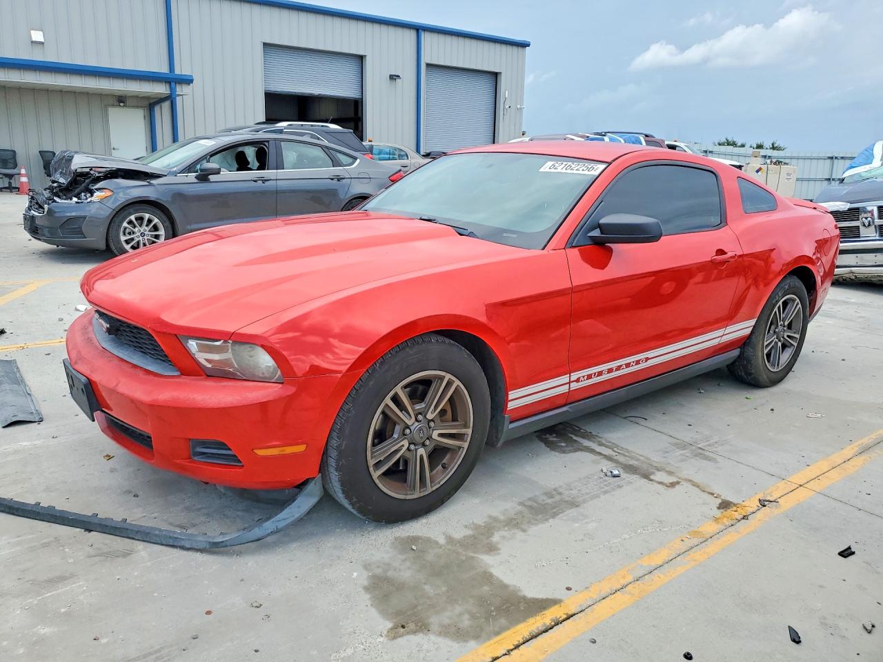 2012 Ford Mustang Red vin: 1ZVBP8AM6C5230859