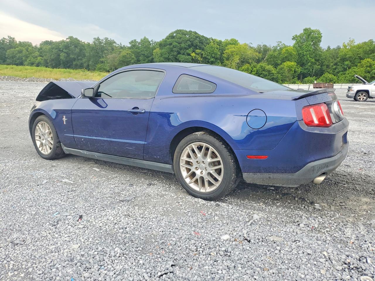2012 Ford Mustang Blue vin: 1ZVBP8AM6C5240792