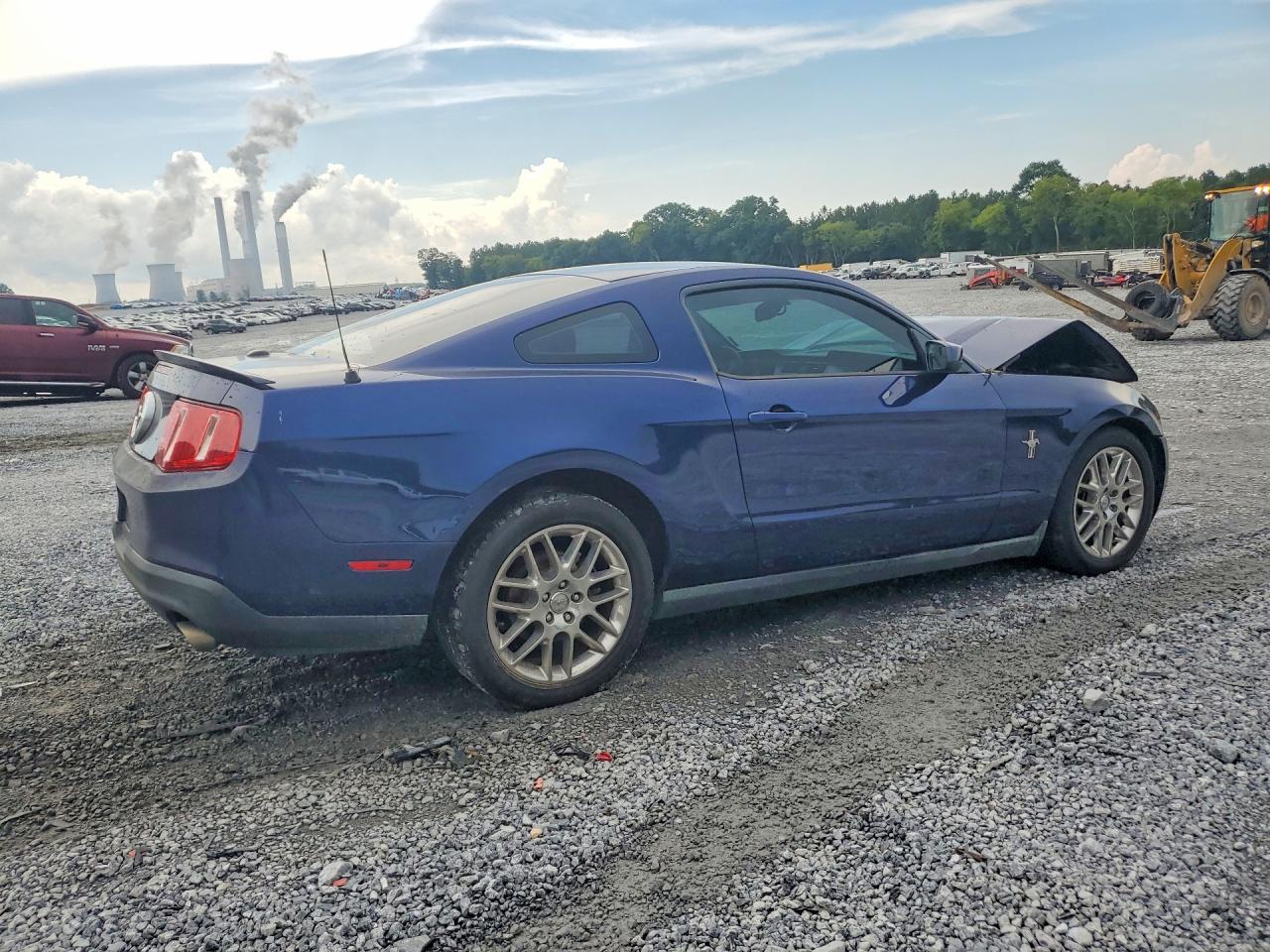 2012 Ford Mustang Blue vin: 1ZVBP8AM6C5240792