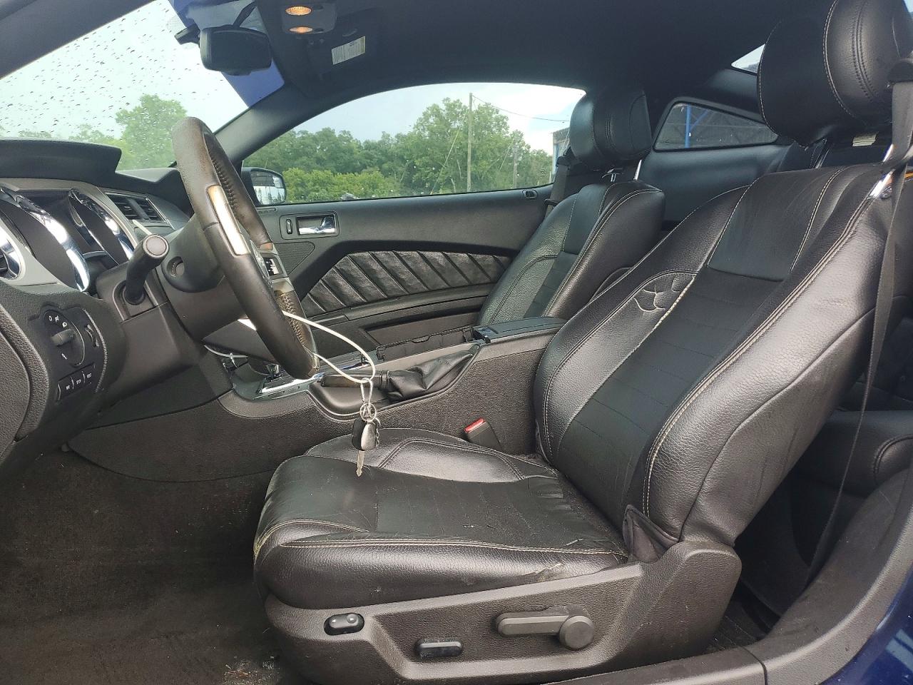 2012 Ford Mustang Blue vin: 1ZVBP8AM6C5240792