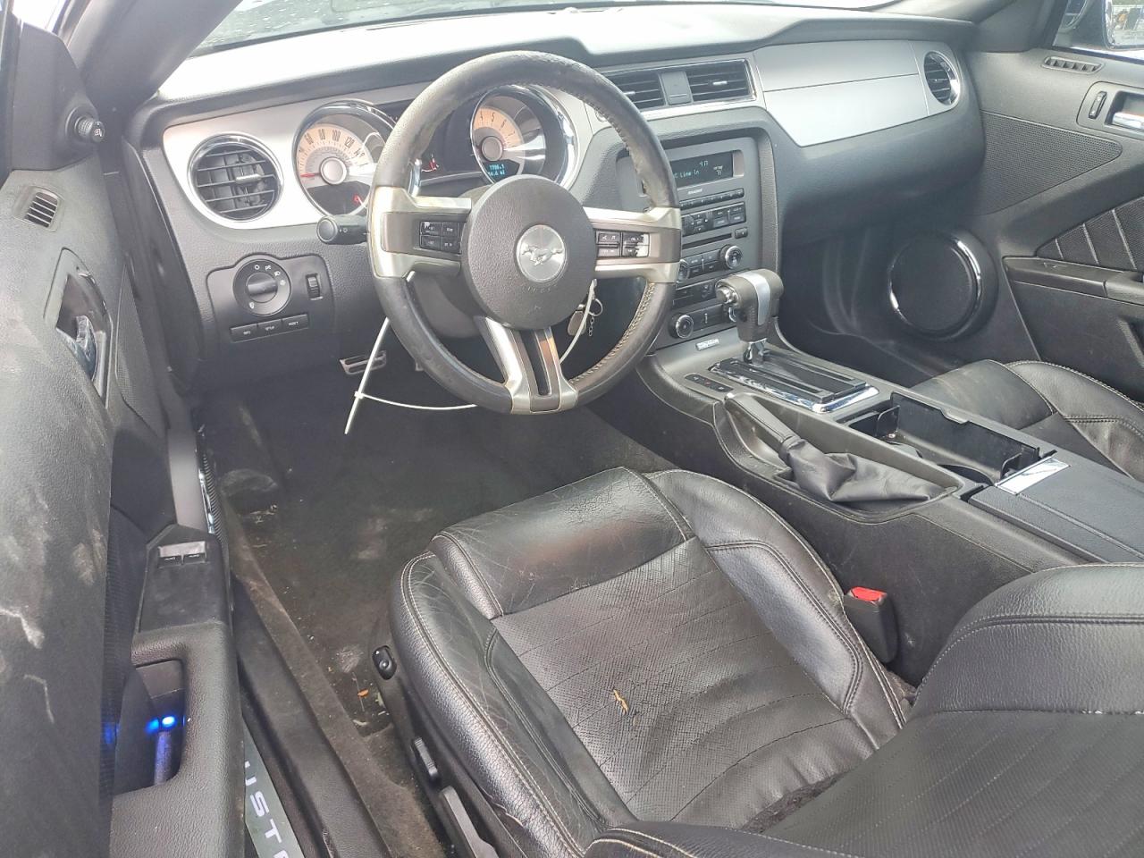 2012 Ford Mustang Blue vin: 1ZVBP8AM6C5240792