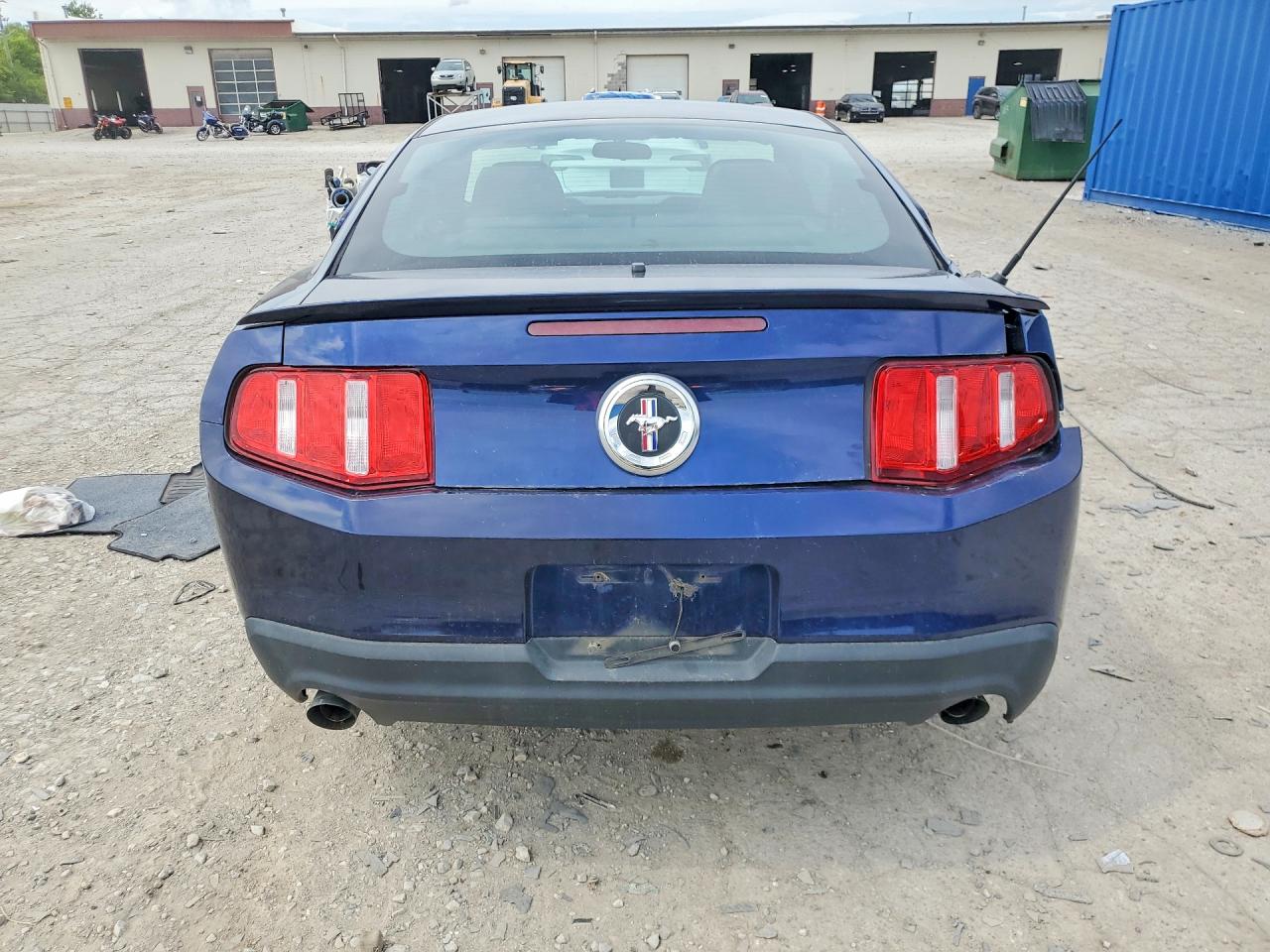 2012 Ford Mustang Blue vin: 1ZVBP8AM6C5260296
