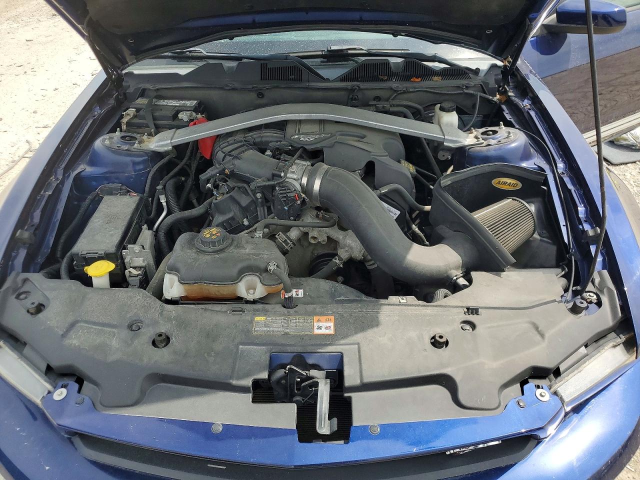 2012 Ford Mustang Blue vin: 1ZVBP8AM6C5260296