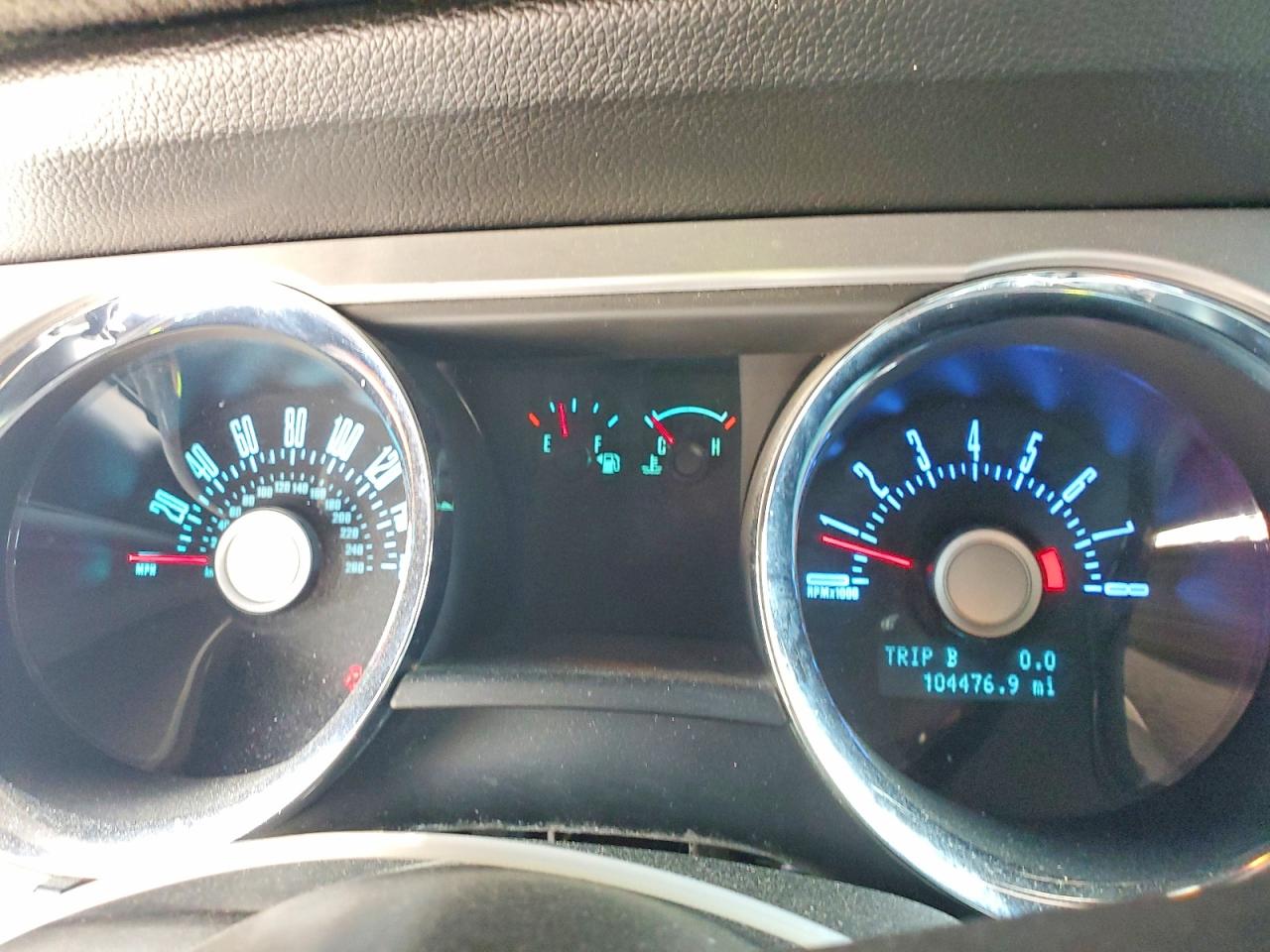 2012 Ford Mustang Blue vin: 1ZVBP8AM6C5260296