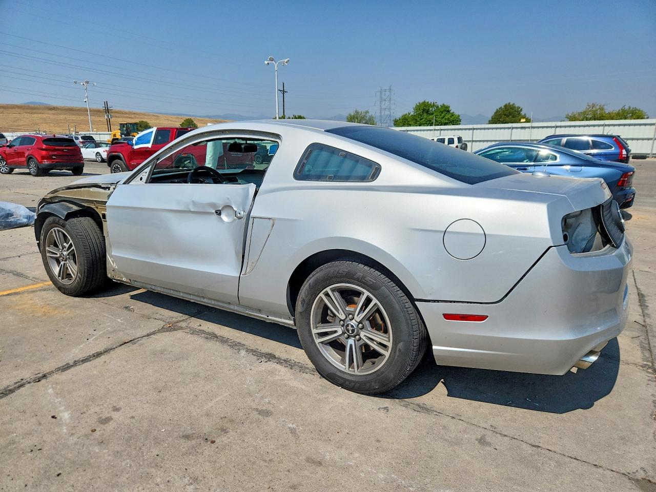 2013 Ford Mustang Silver vin: 1ZVBP8AM6D5238218