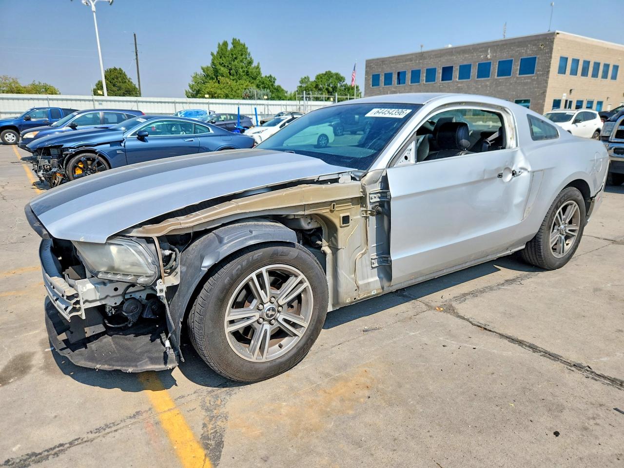 2013 Ford Mustang Silver vin: 1ZVBP8AM6D5238218