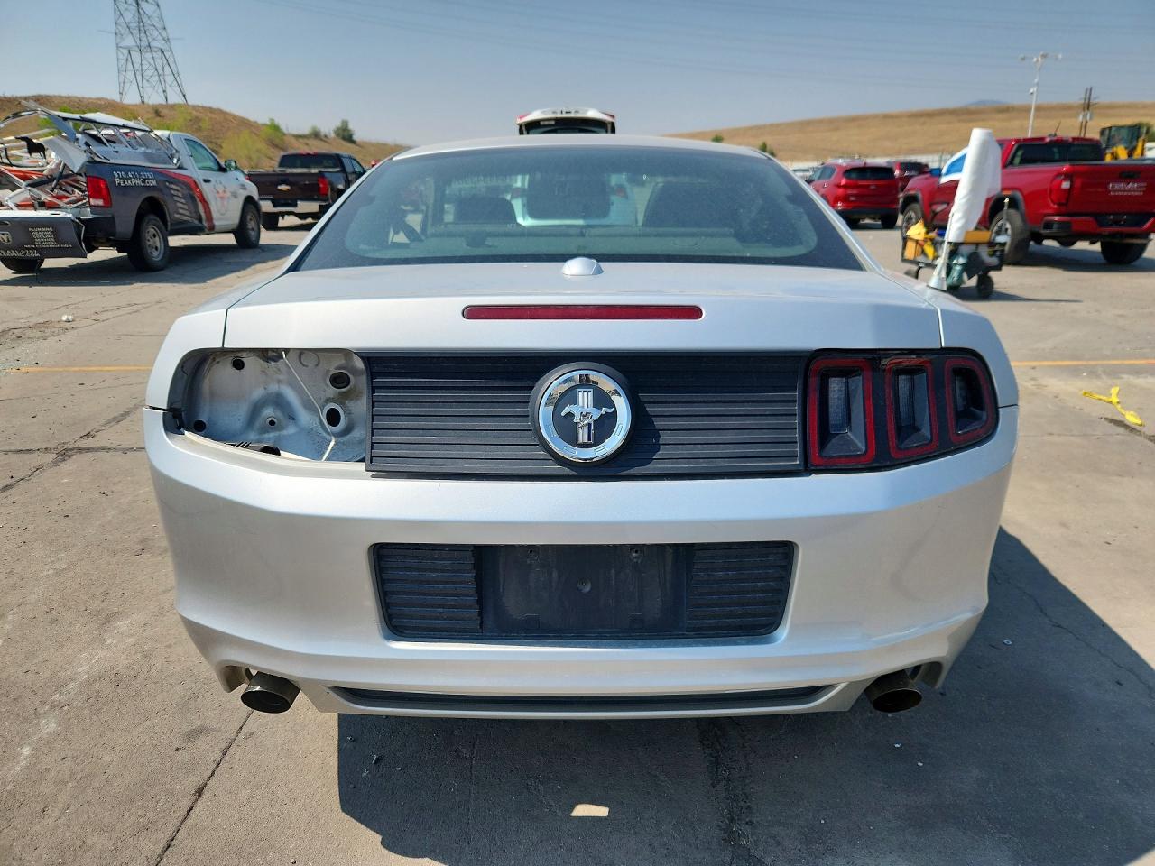 2013 Ford Mustang Silver vin: 1ZVBP8AM6D5238218