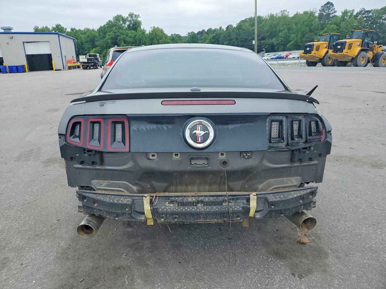 2013 Ford Mustang Gray vin: 1ZVBP8AM6D5280873