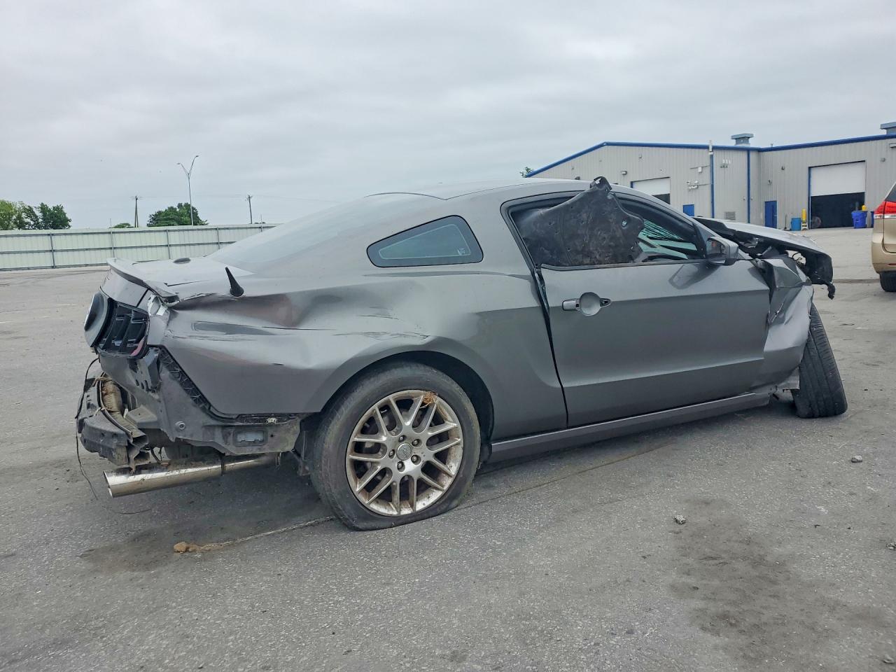2013 Ford Mustang Gray vin: 1ZVBP8AM6D5280873