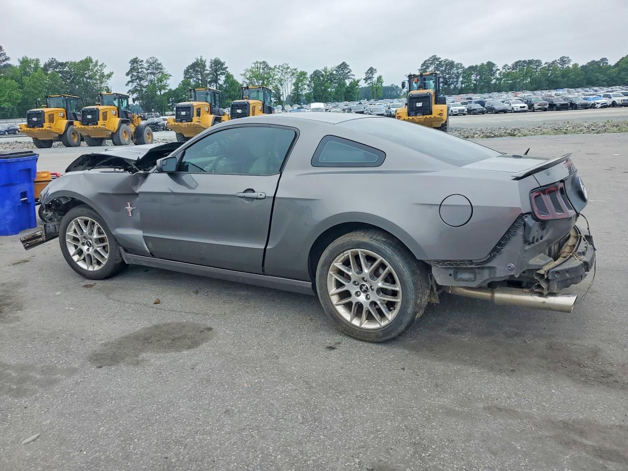 2013 Ford Mustang Gray vin: 1ZVBP8AM6D5280873