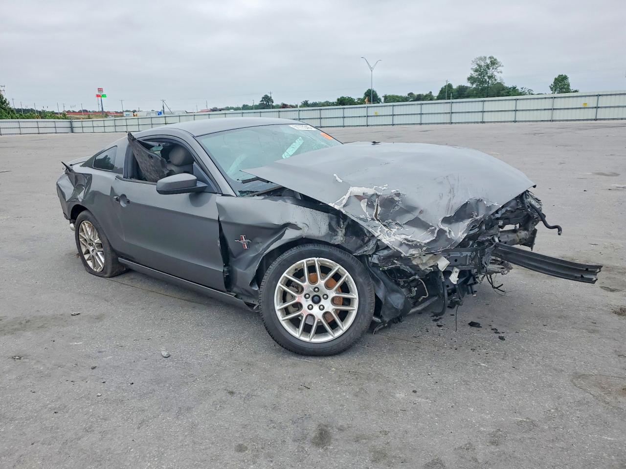 2013 Ford Mustang Gray vin: 1ZVBP8AM6D5280873