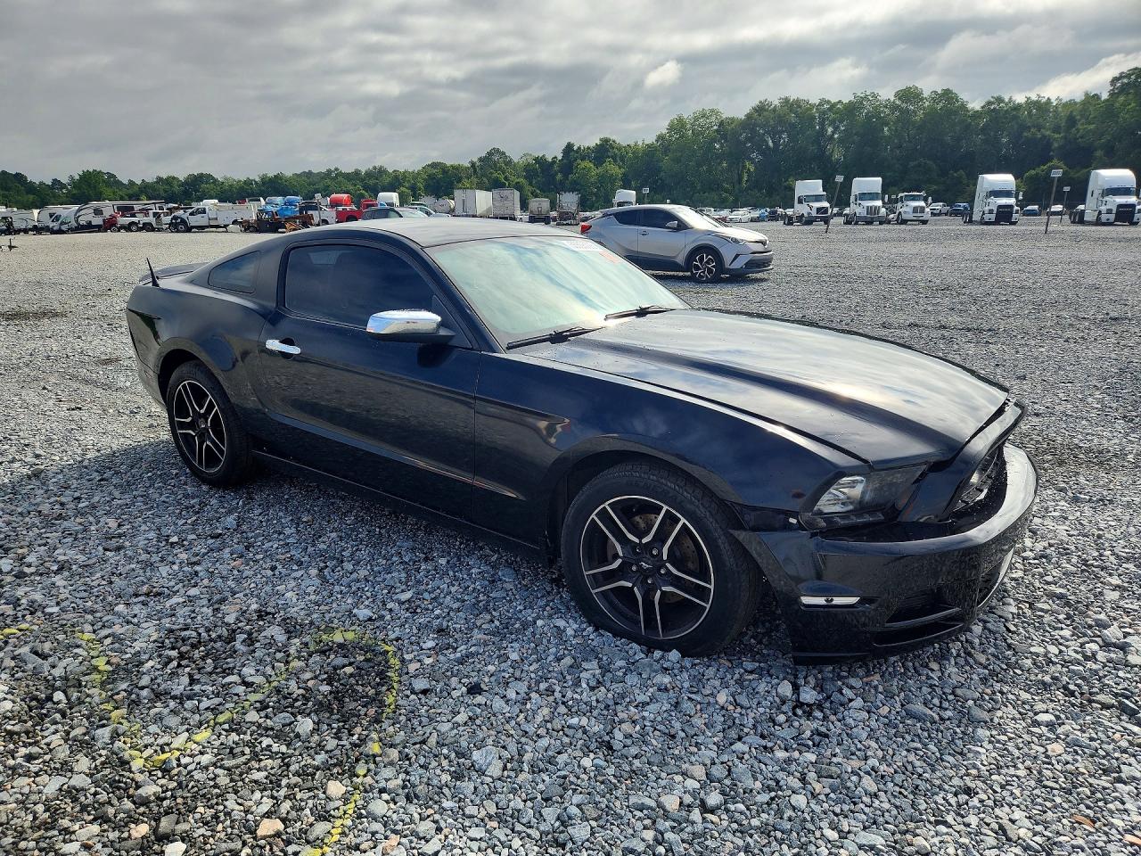 2014 Ford Mustang Black vin: 1ZVBP8AM6E5203275