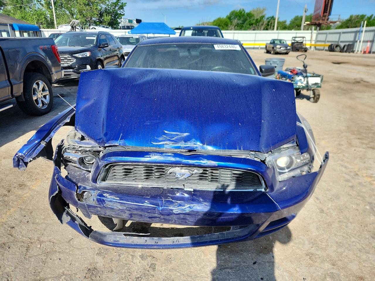 2014 Ford Mustang Фиолетовый vin: 1ZVBP8AM6E5229228