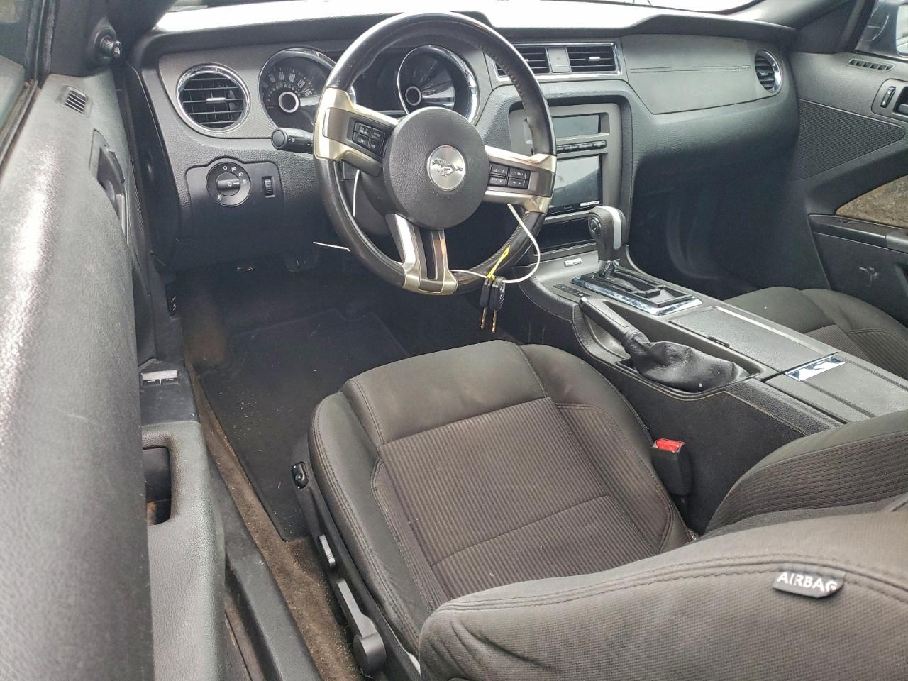 2014 Ford Mustang Black vin: 1ZVBP8AM6E5251228