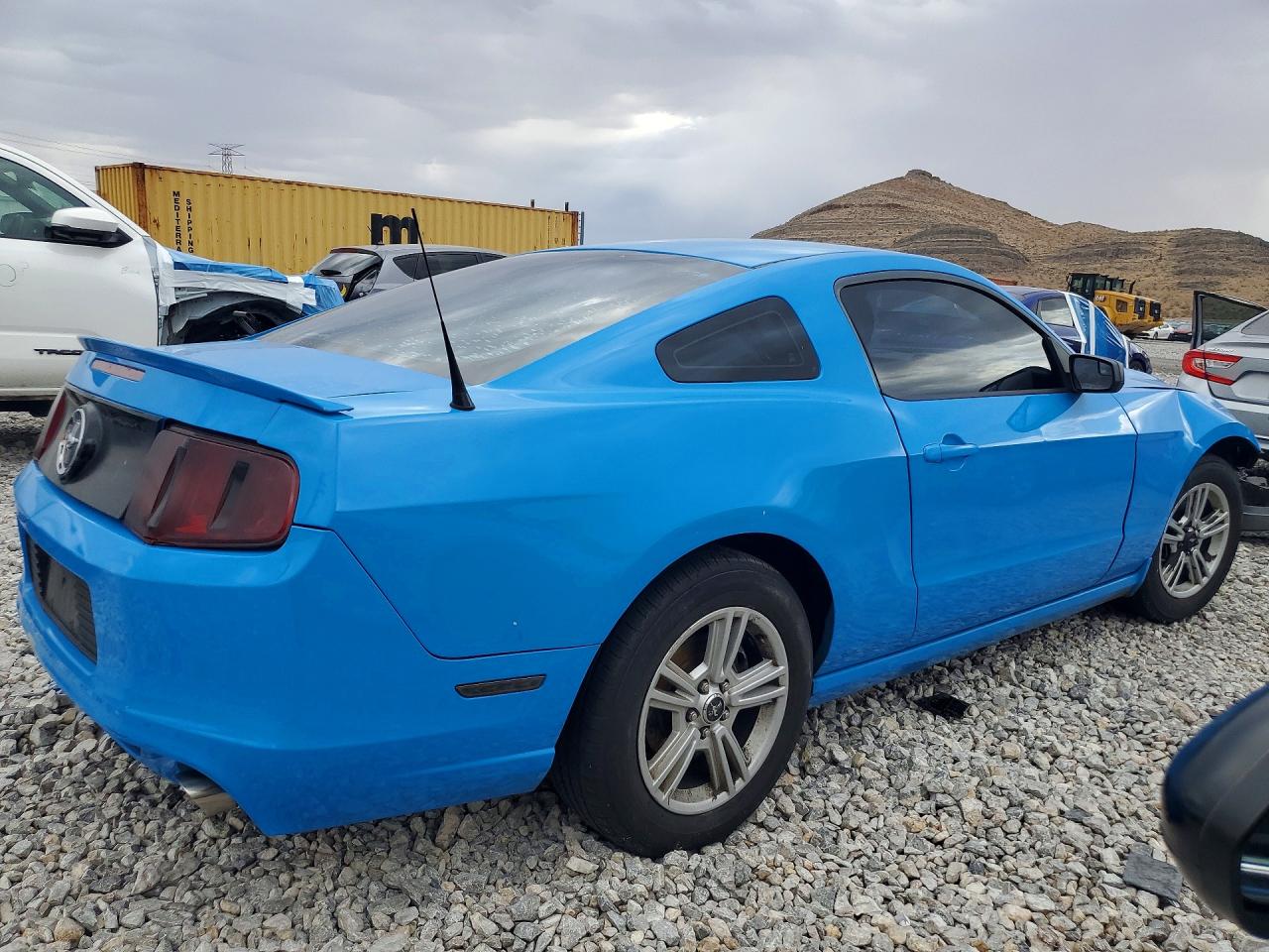 2014 Ford Mustang Blue vin: 1ZVBP8AM6E5252735