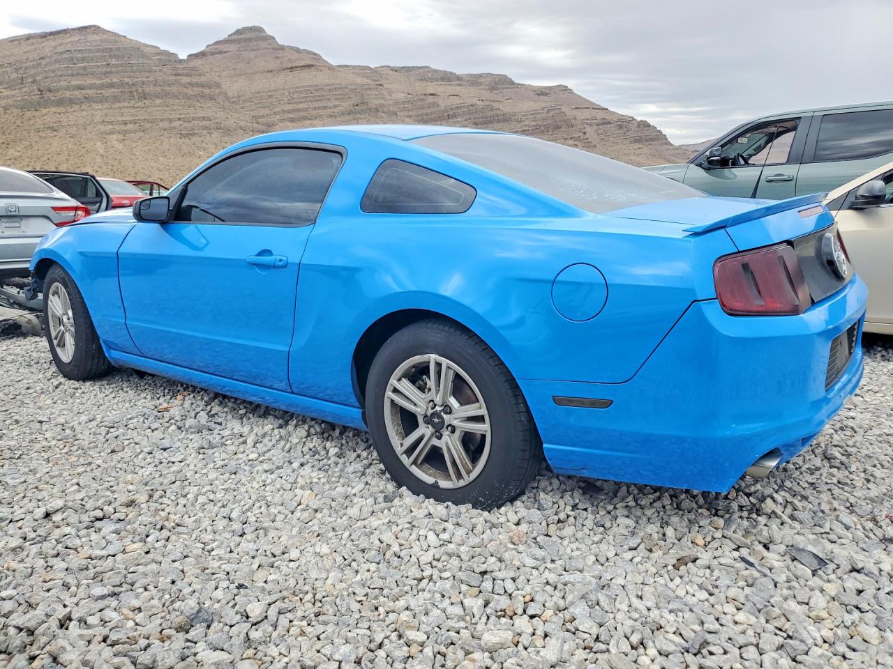 2014 Ford Mustang Blue vin: 1ZVBP8AM6E5252735
