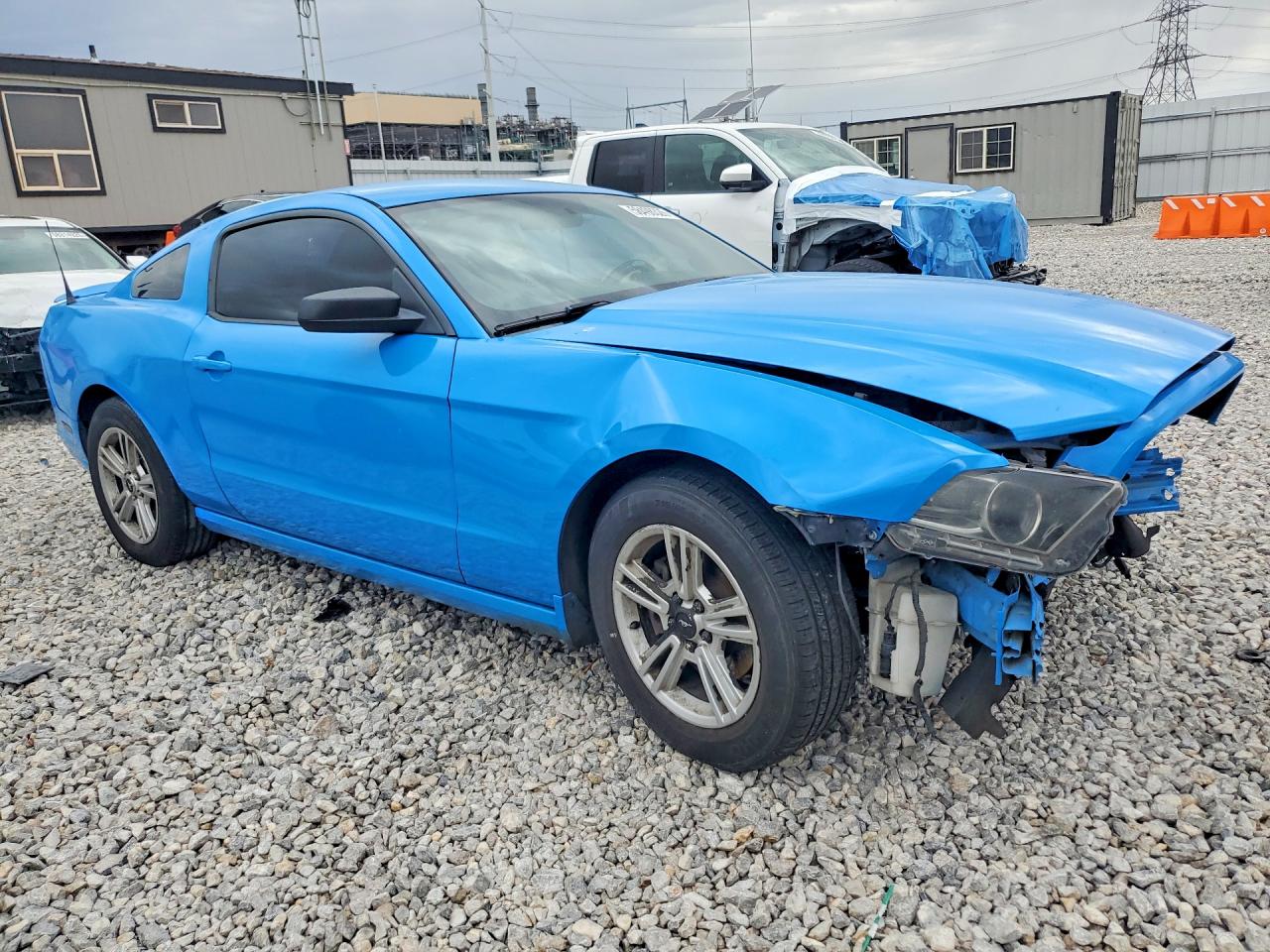 2014 Ford Mustang Blue vin: 1ZVBP8AM6E5252735