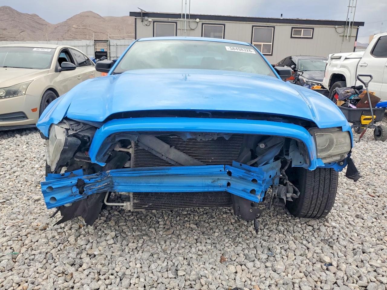 2014 Ford Mustang Blue vin: 1ZVBP8AM6E5252735