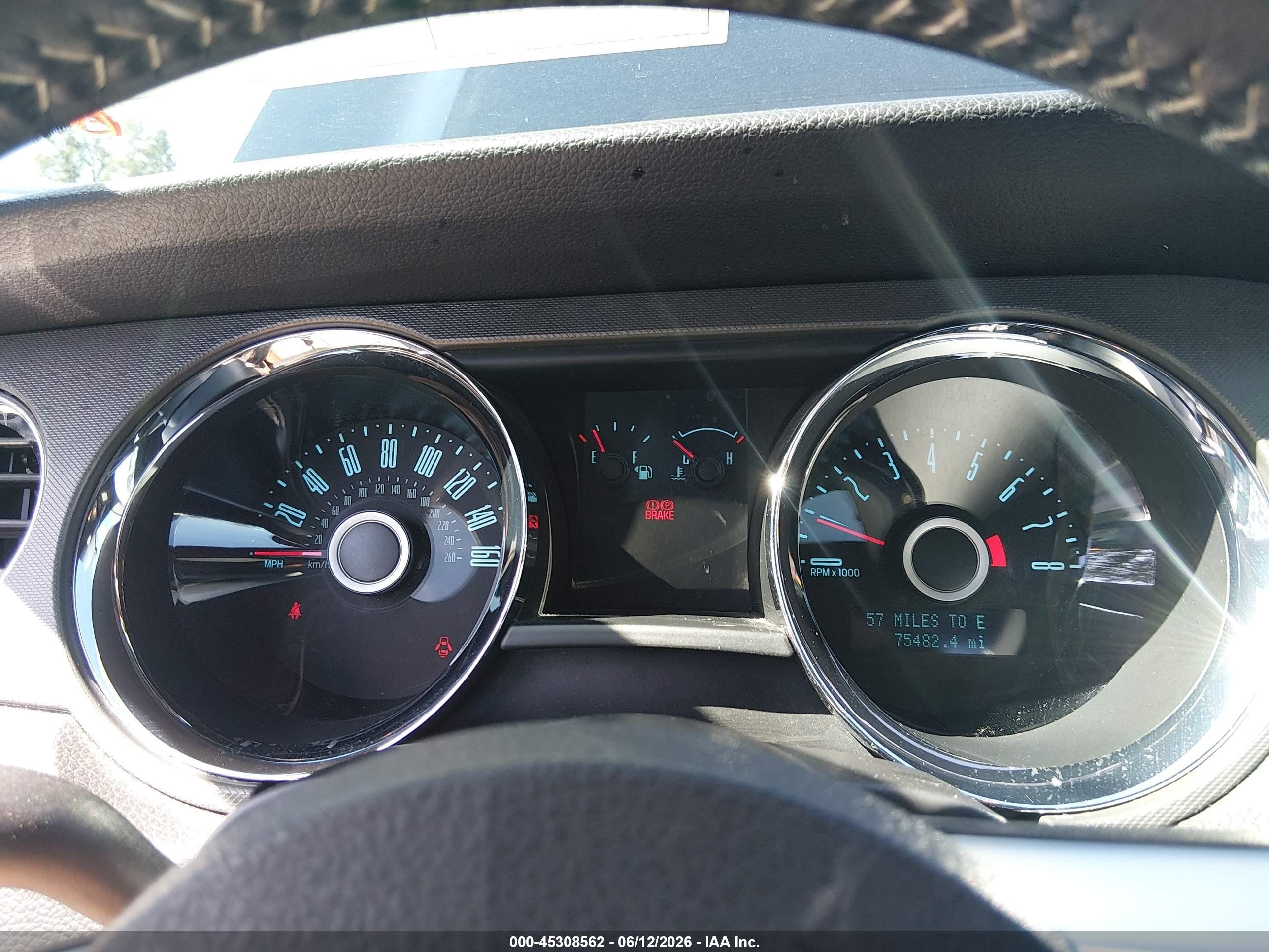 2014 Ford Mustang V6 Black vin: 1ZVBP8AM6E5270278