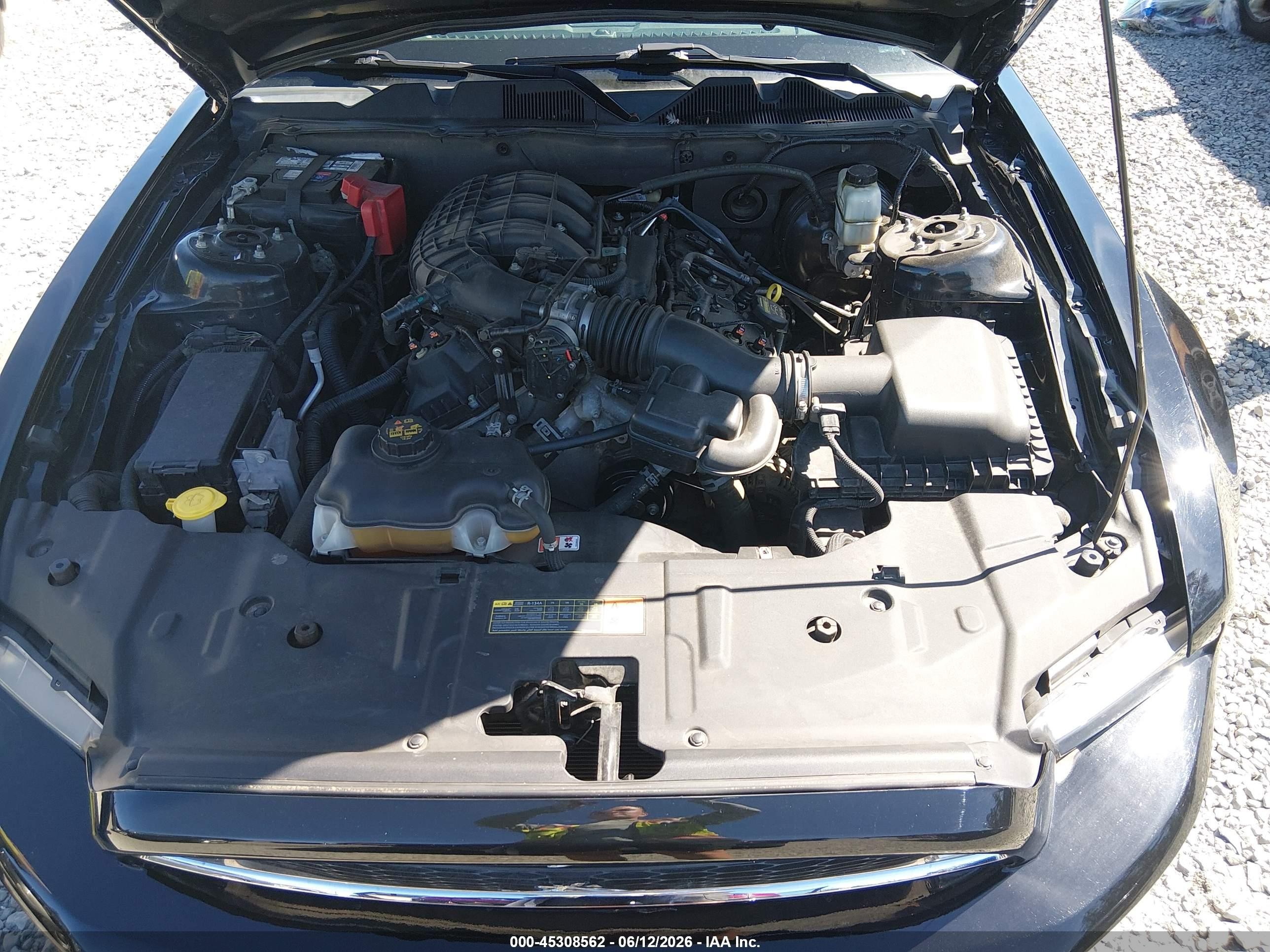 2014 Ford Mustang V6 Black vin: 1ZVBP8AM6E5270278