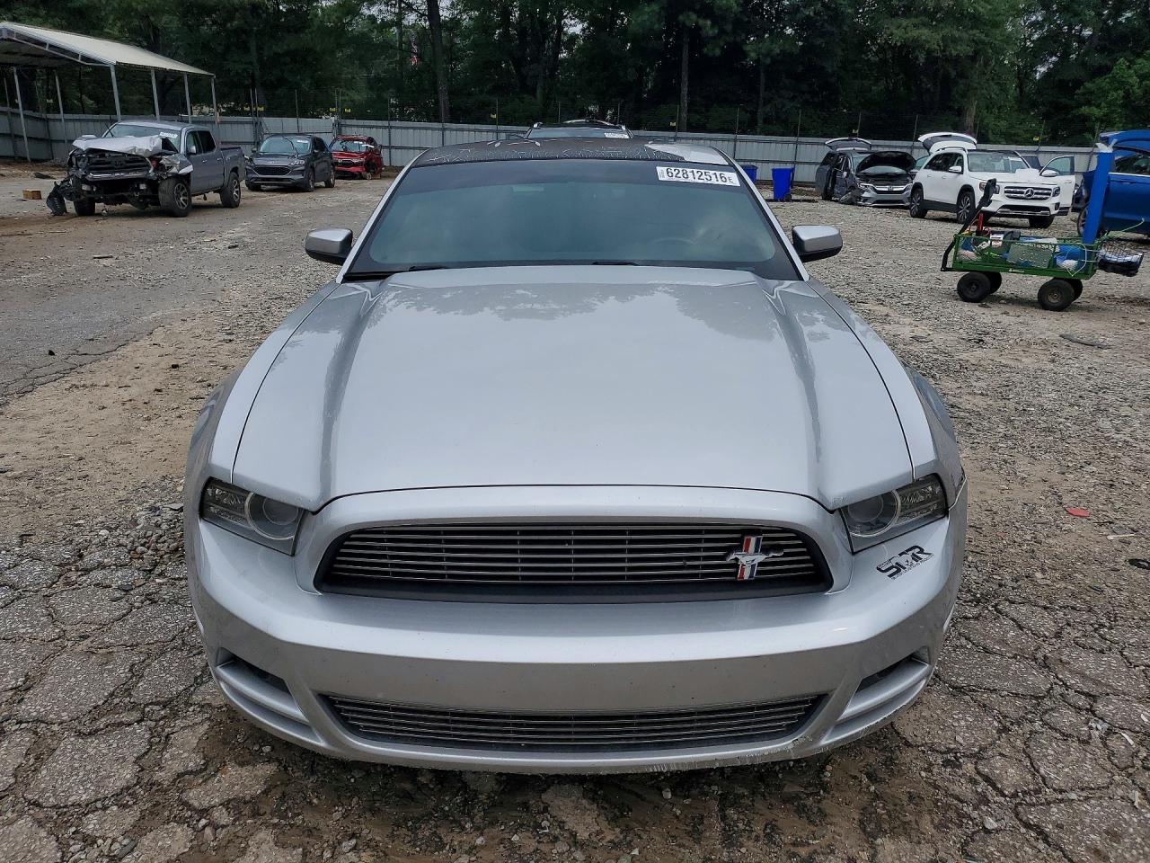 2014 Ford Mustang Silver vin: 1ZVBP8AM6E5308270