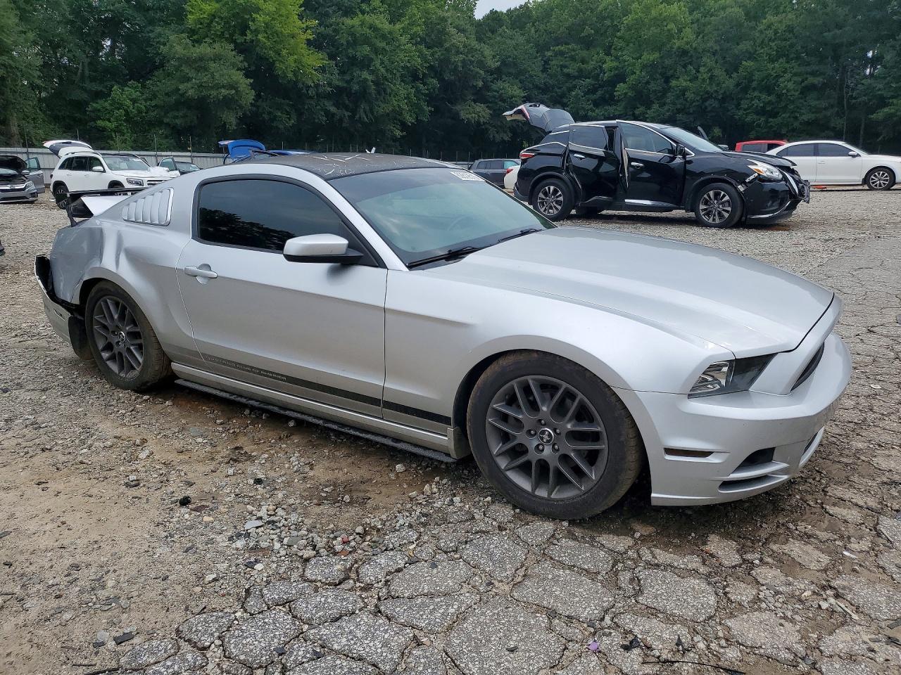 2014 Ford Mustang Silver vin: 1ZVBP8AM6E5308270