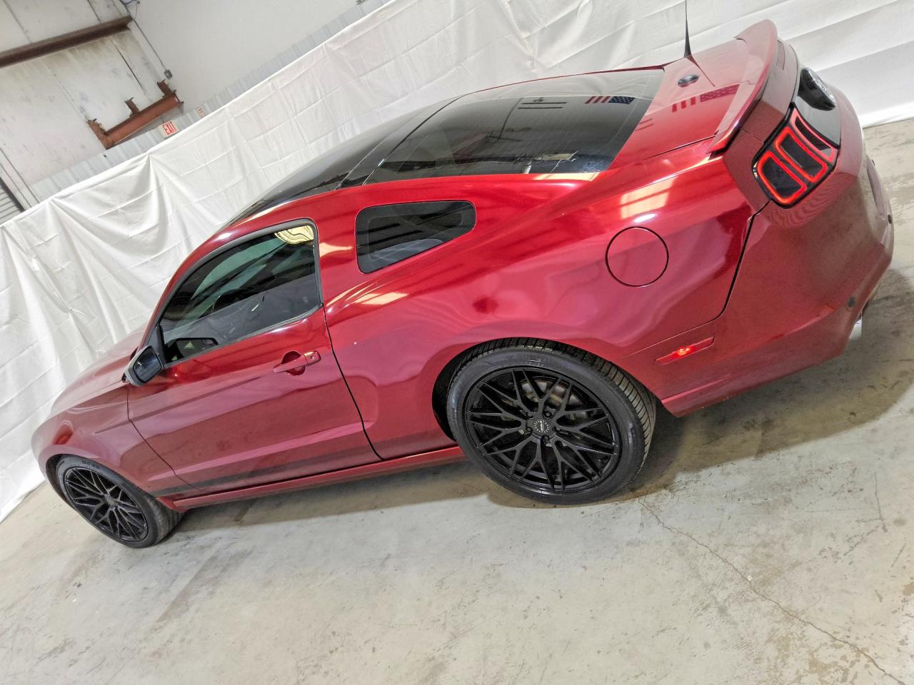2014 Ford Mustang Red vin: 1ZVBP8AM6E5321908
