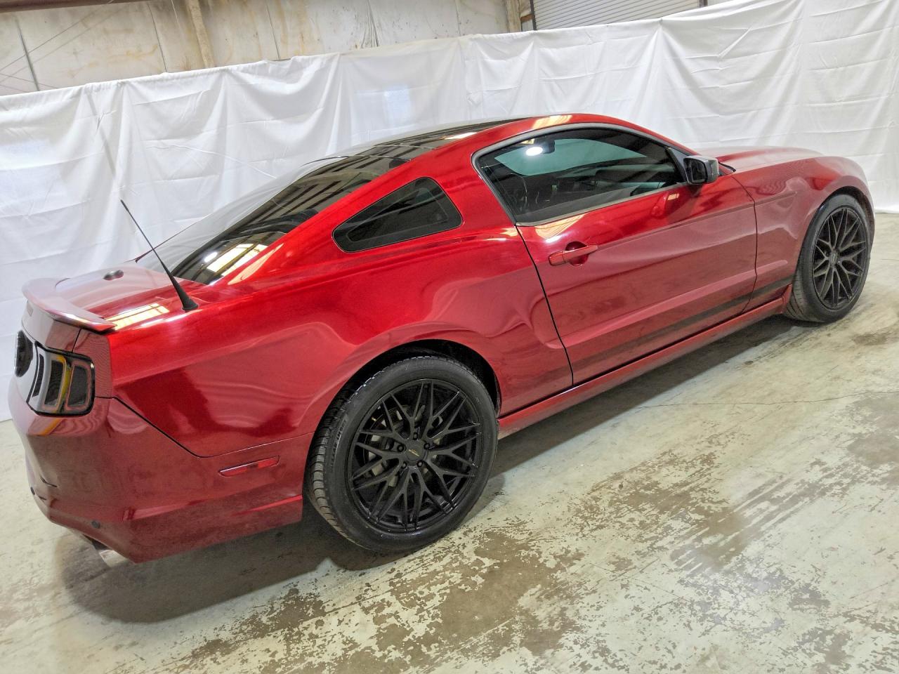 2014 Ford Mustang Red vin: 1ZVBP8AM6E5321908