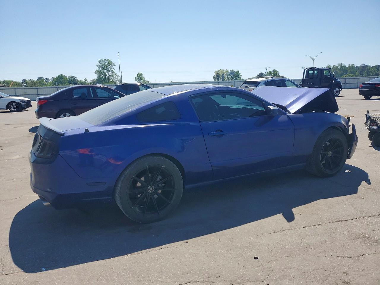 2014 Ford Mustang Синий vin: 1ZVBP8AM6E5327918