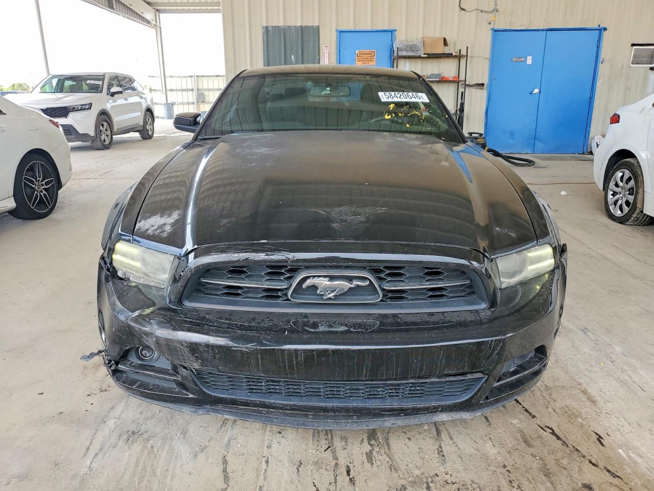 2014 Ford Mustang Black vin: 1ZVBP8AM6E5334402