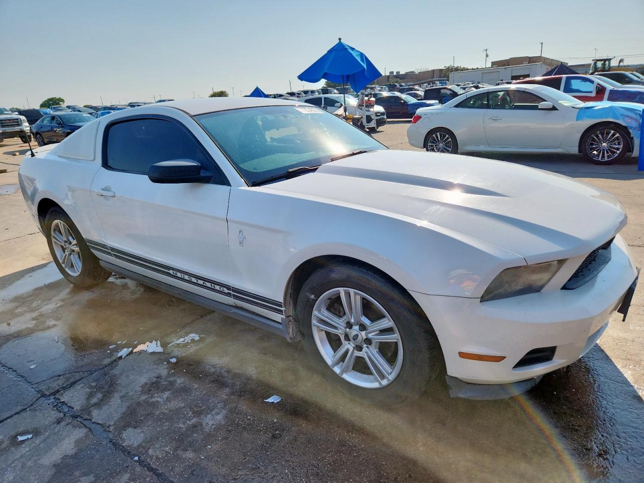 2011 Ford Mustang White vin: 1ZVBP8AM7B5125147