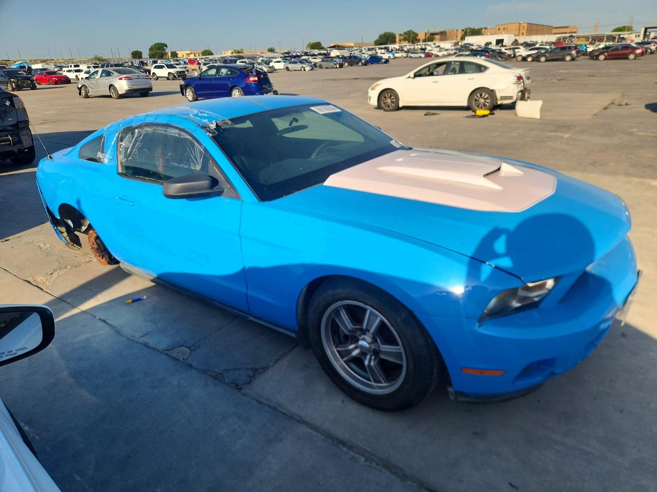2011 Ford Mustang Blue vin: 1ZVBP8AM7B5126282