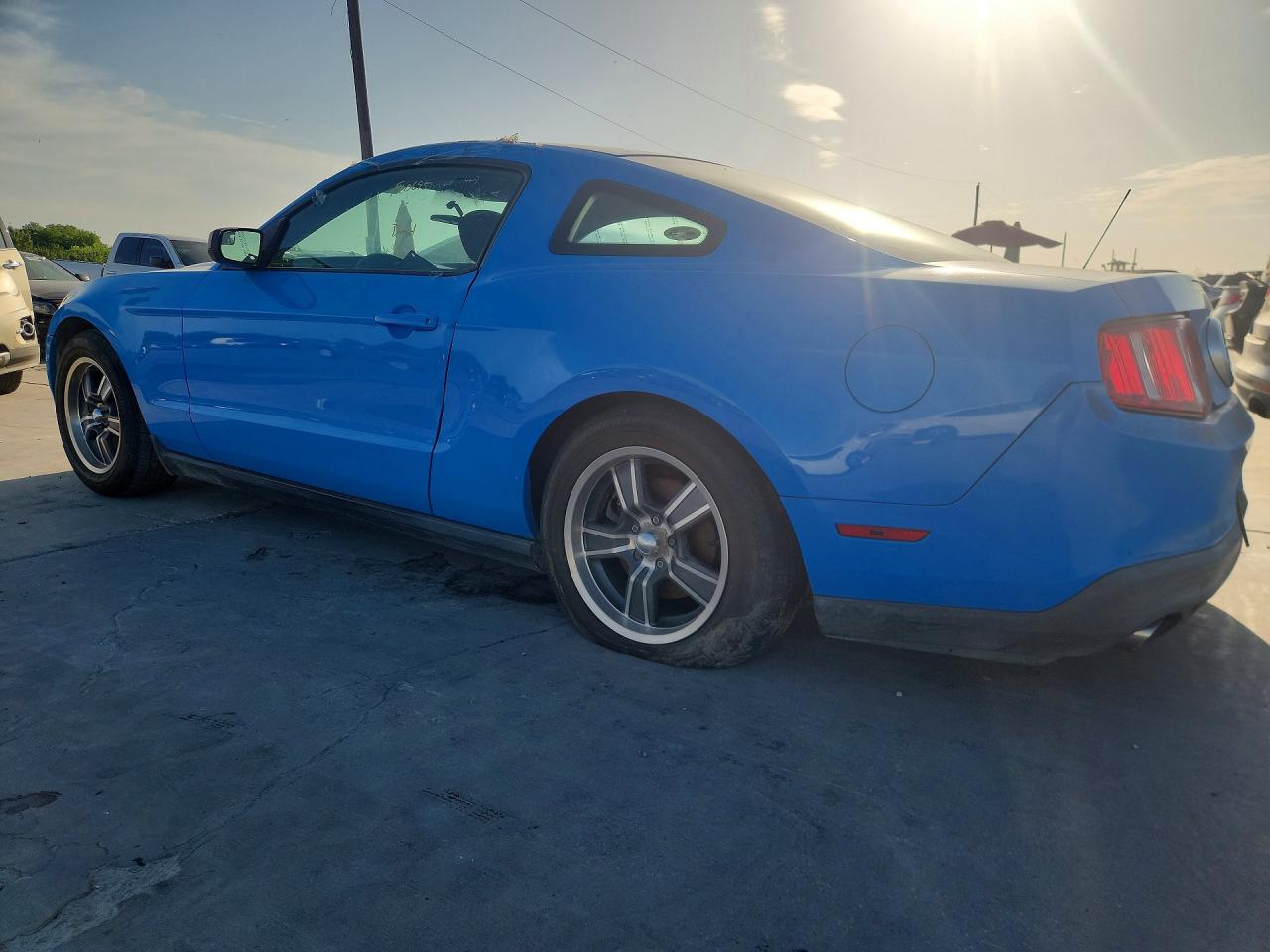 2011 Ford Mustang Blue vin: 1ZVBP8AM7B5126282