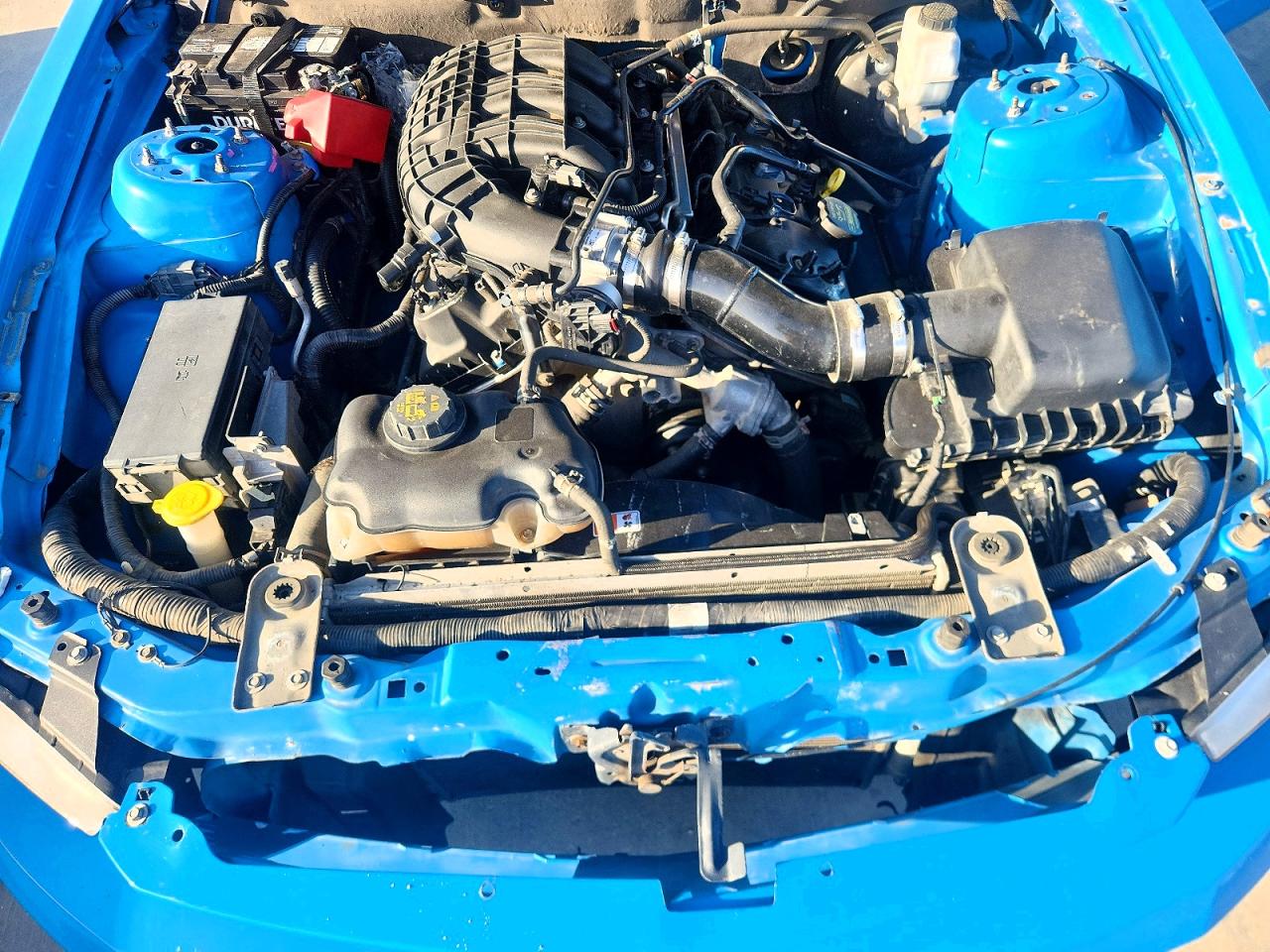2011 Ford Mustang Blue vin: 1ZVBP8AM7B5126282