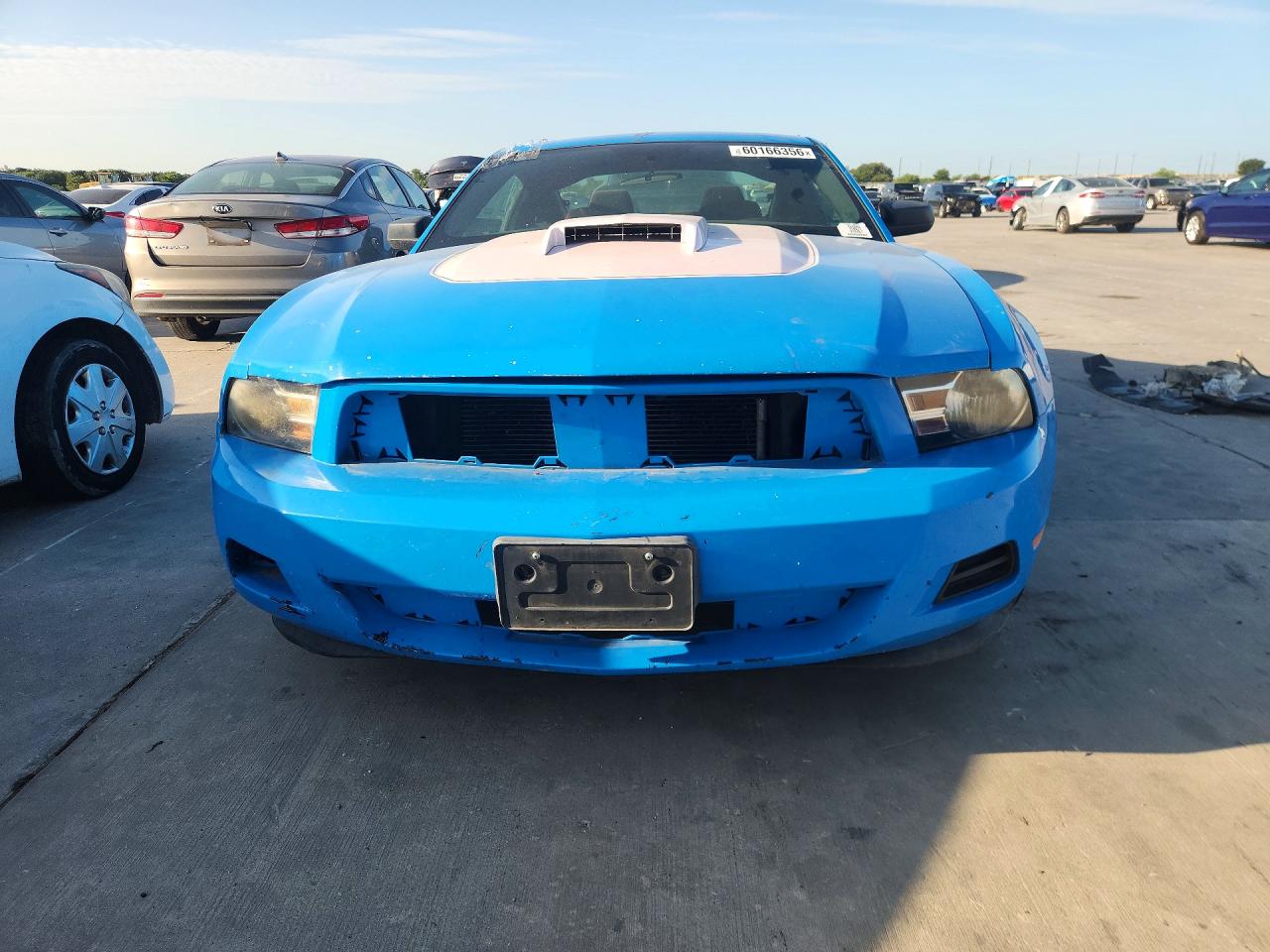 2011 Ford Mustang Blue vin: 1ZVBP8AM7B5126282
