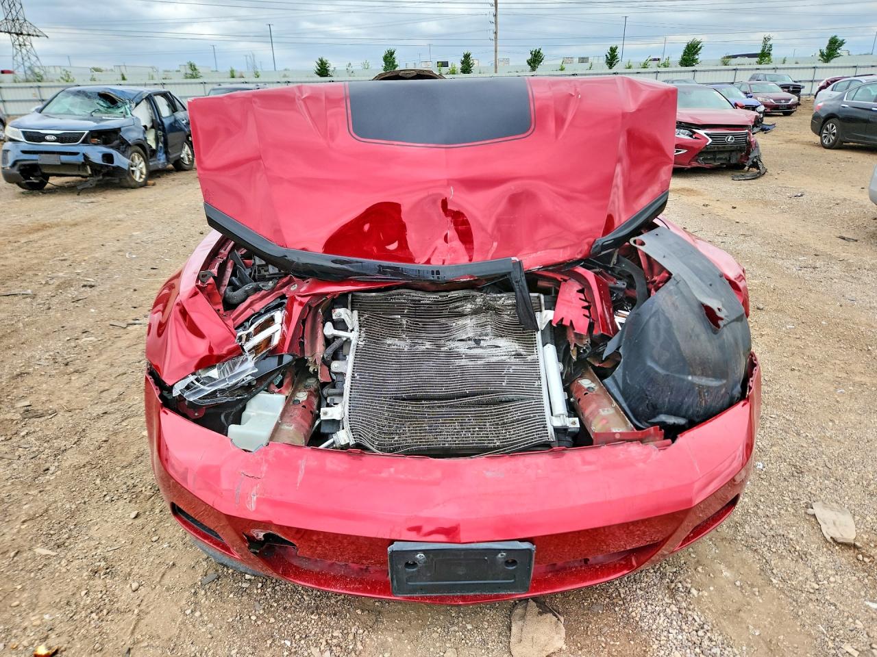 2011 Ford Mustang Red vin: 1ZVBP8AM7B5139551