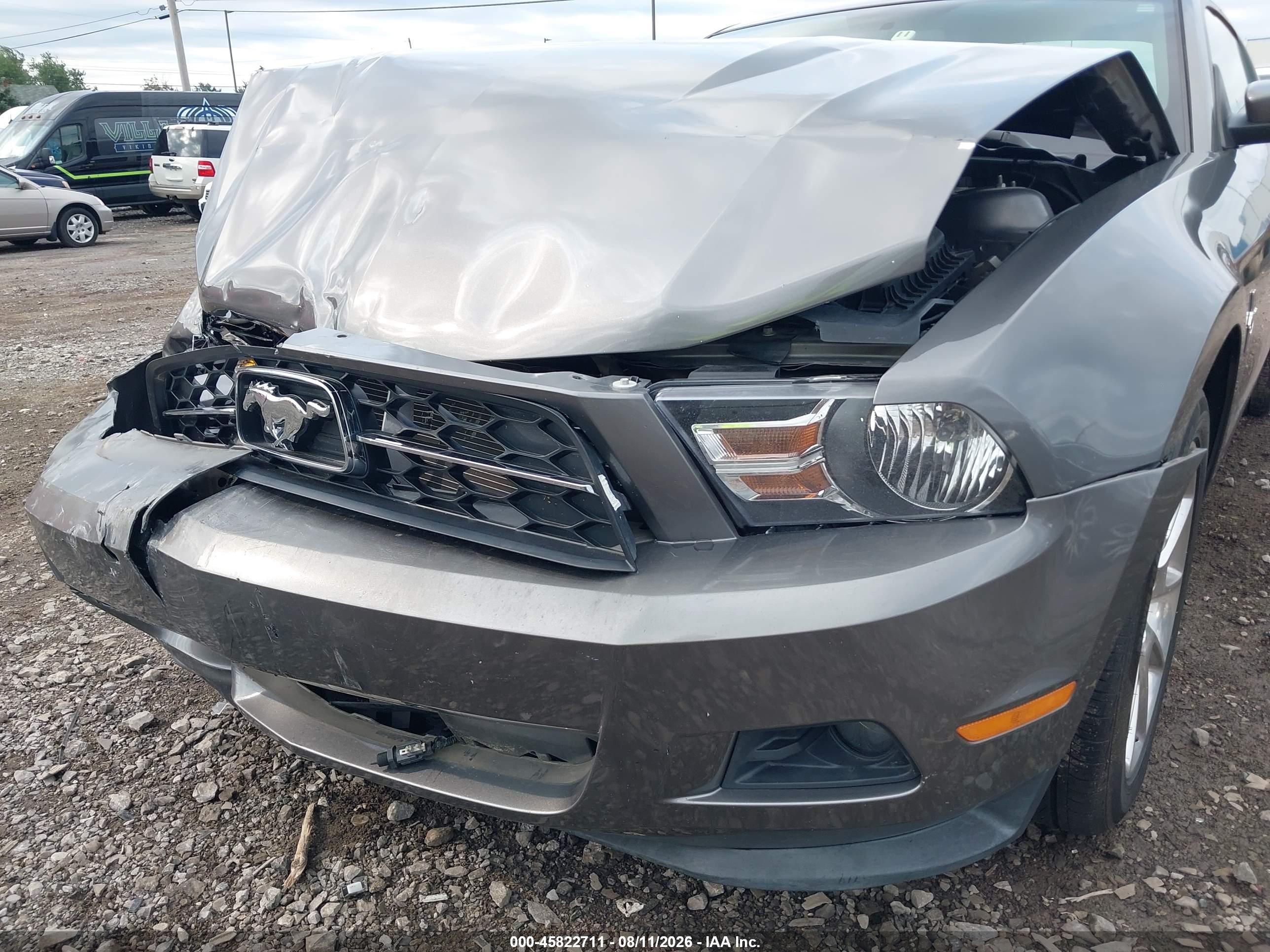 2011 Ford Mustang V6 Premium Gray vin: 1ZVBP8AM7B5147651