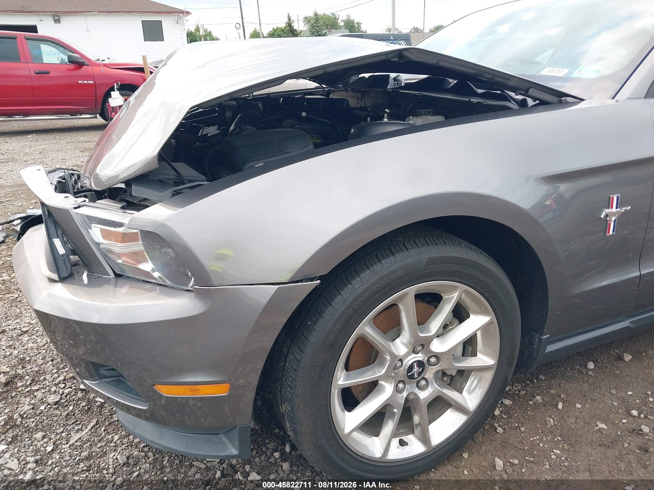 2011 Ford Mustang V6 Premium Gray vin: 1ZVBP8AM7B5147651