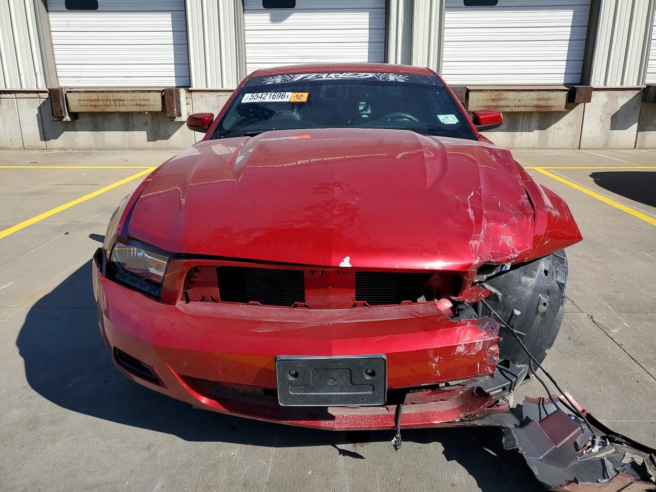 2011 Ford Mustang Красный vin: 1ZVBP8AM7B5164918