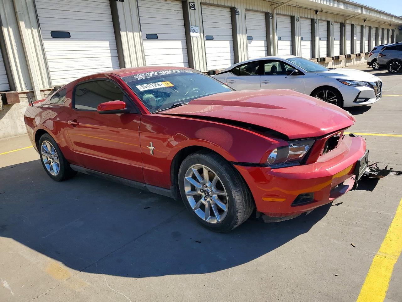 2011 Ford Mustang Красный vin: 1ZVBP8AM7B5164918